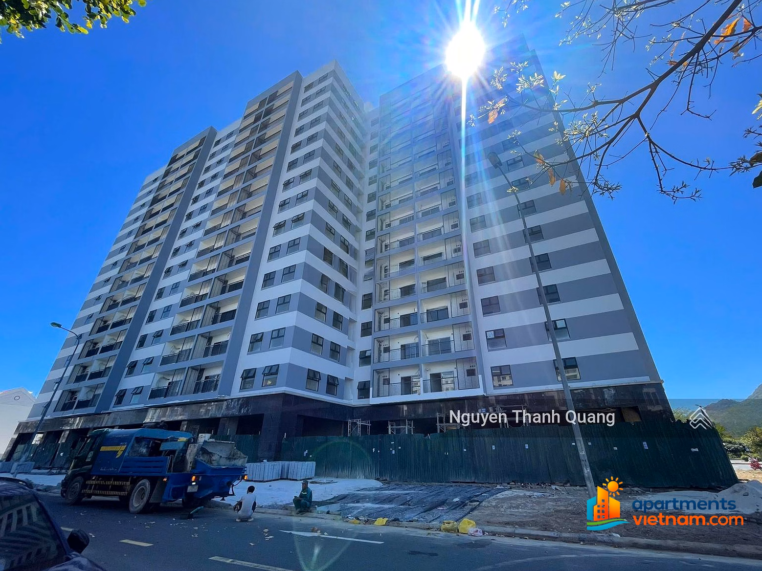 Corner apartment with river view and fireworks, 3 bedrooms, 2 bathrooms, newly handed over to CCU1 South Nha Trang apartment building