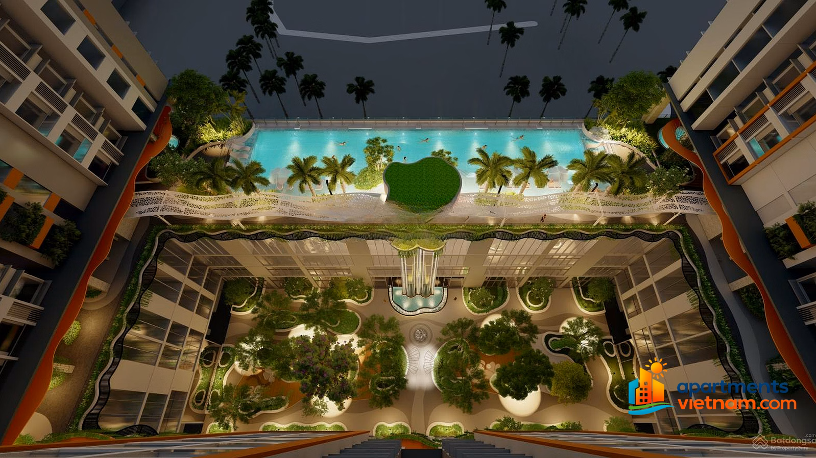 Apartment next to PMH urban area - opposite Tan My Metro station - Office - 2 bedrooms - 3 bedrooms - pay 15% to sign the purchase contract