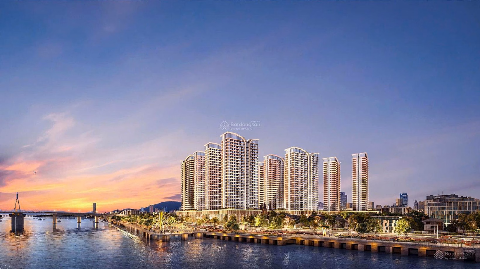 Special shopping cart with max 15% discount. Price from only 80 million/m2 riverside apartment, next to Han River bridge