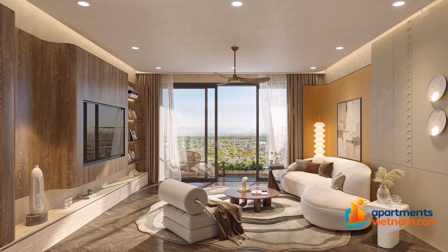 For only 4.6 billion, own a 1 bedroom + 57m2 apartment with Trieu Do river view at Vlasta Premier Phu Thuan