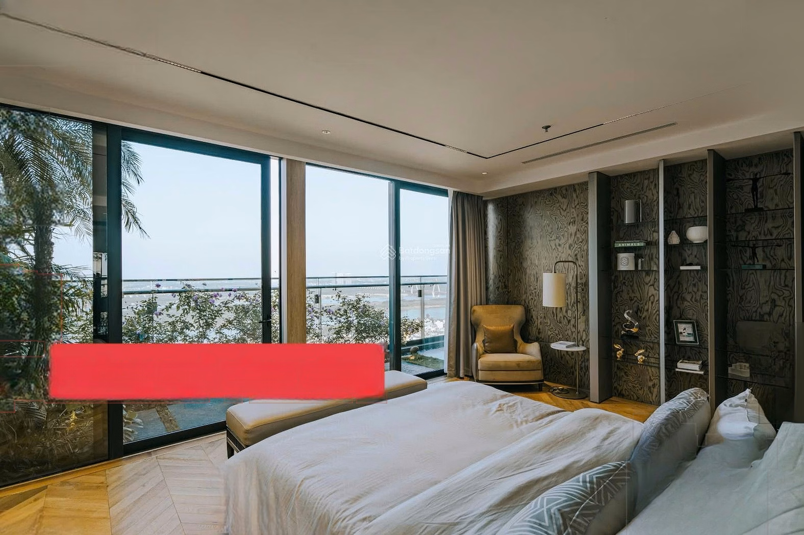Duplex 5-bedroom corner apartment, S5 building, 27th floor, Red River view, with private swimming pool, price 58 billion, Noble Crystal Tay Ho
