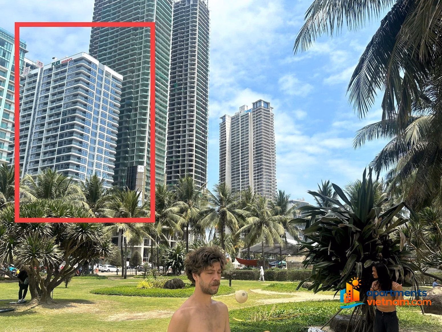 1 bedroom, 8th floor Times Square Da Nang, cool sea view, receive 100 million furniture, 12% deposit