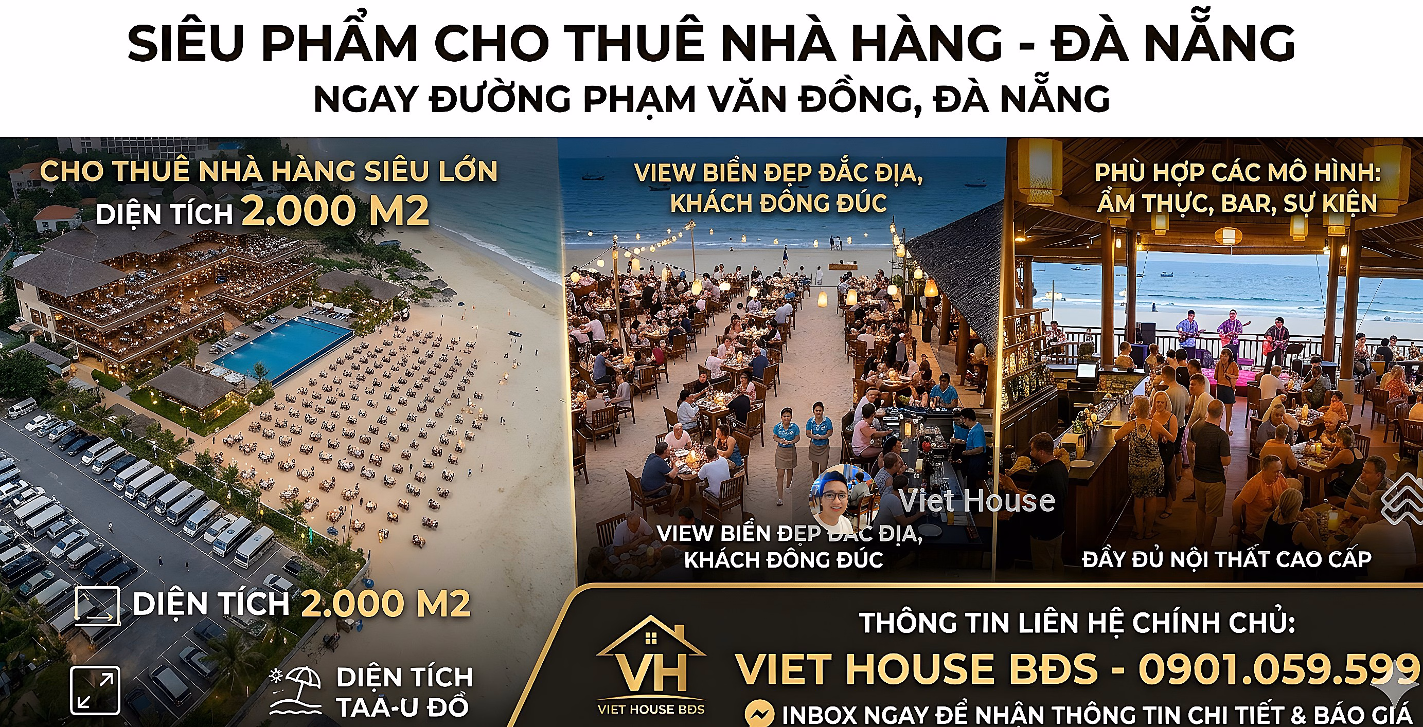 2 FACES FOR RENT IN PHAM VAN DONG Area 1,750M - Call VIET HOUSE REAL ESTATE