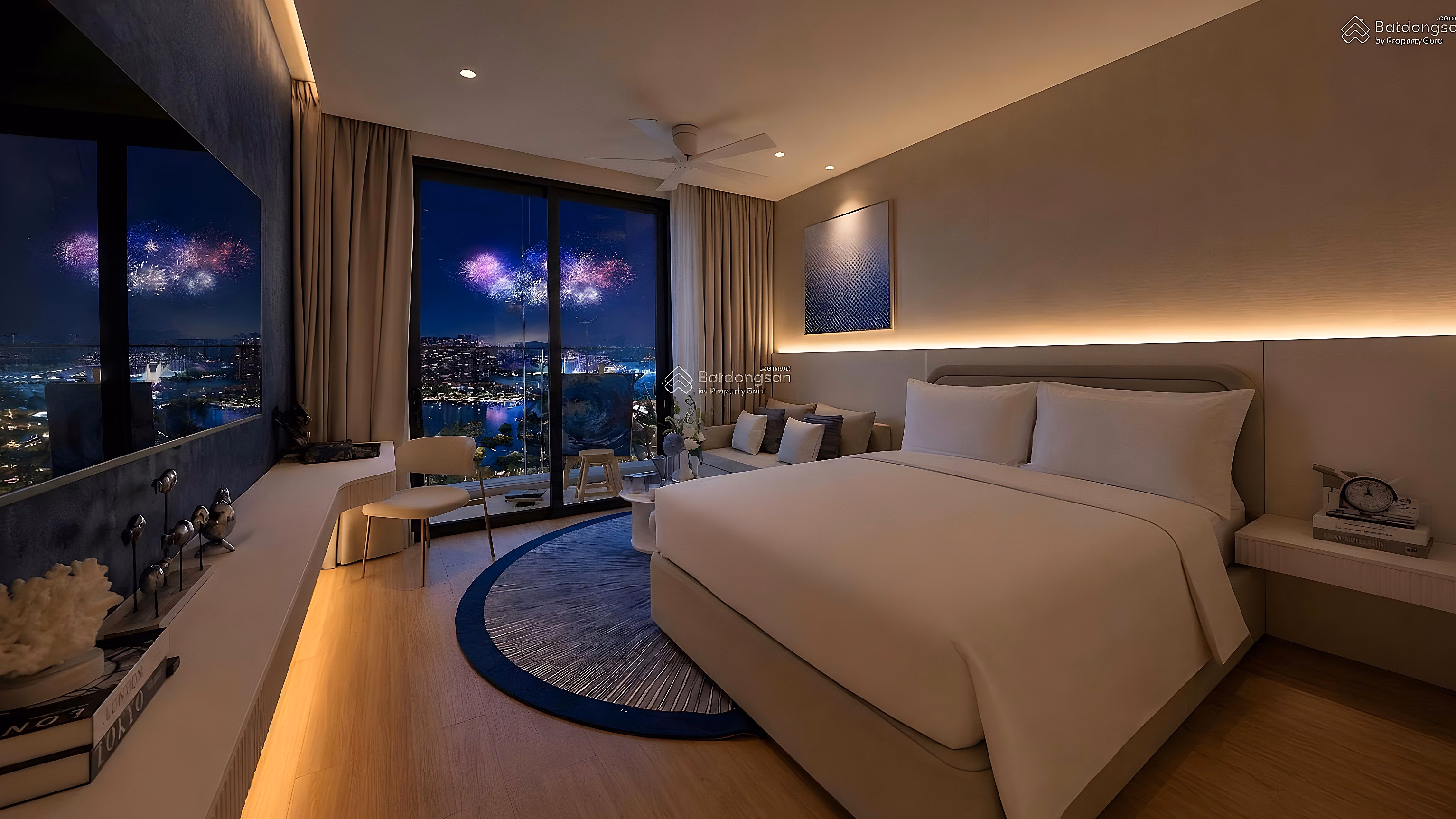 Charmora City Studio apartment with fireworks view from 2.36 billion - Owns high-end real estate Sun Group