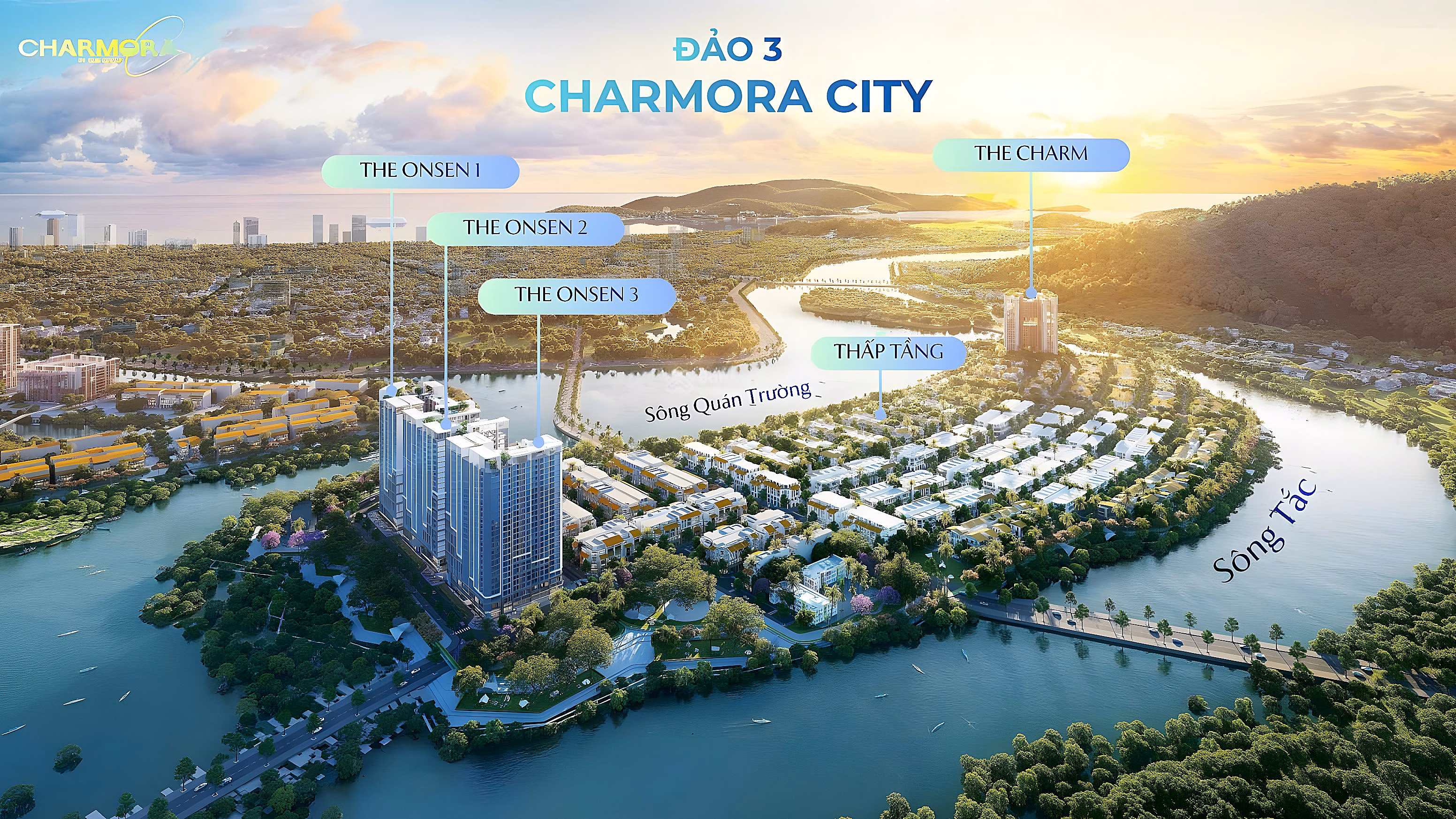 Charmora City Studio apartment with fireworks view from 2.36 billion - Owns high-end real estate Sun Group