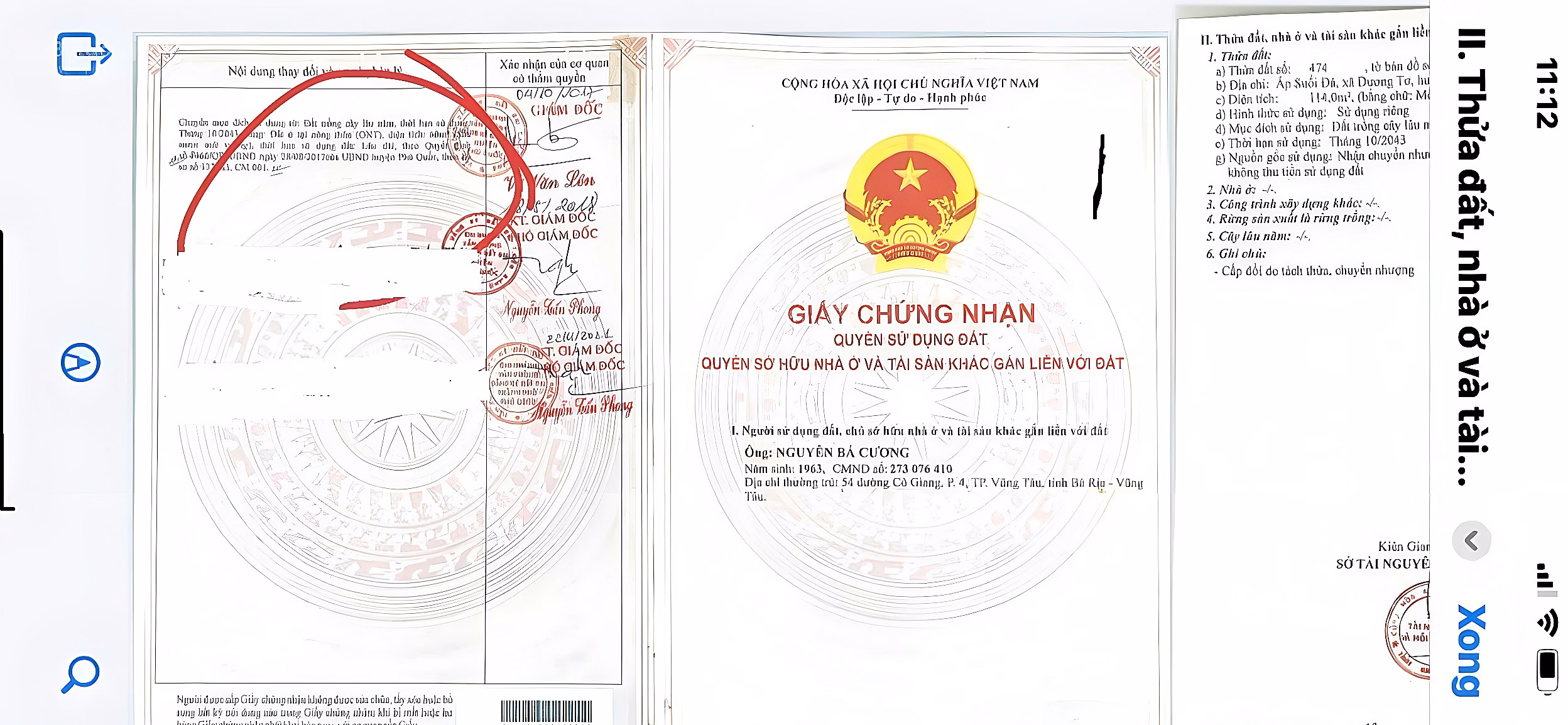 Selling land plot at 30/4 Duong To Phu Quoc street 114m2 MT 6m front concrete road 5m with 60m2 residential land
