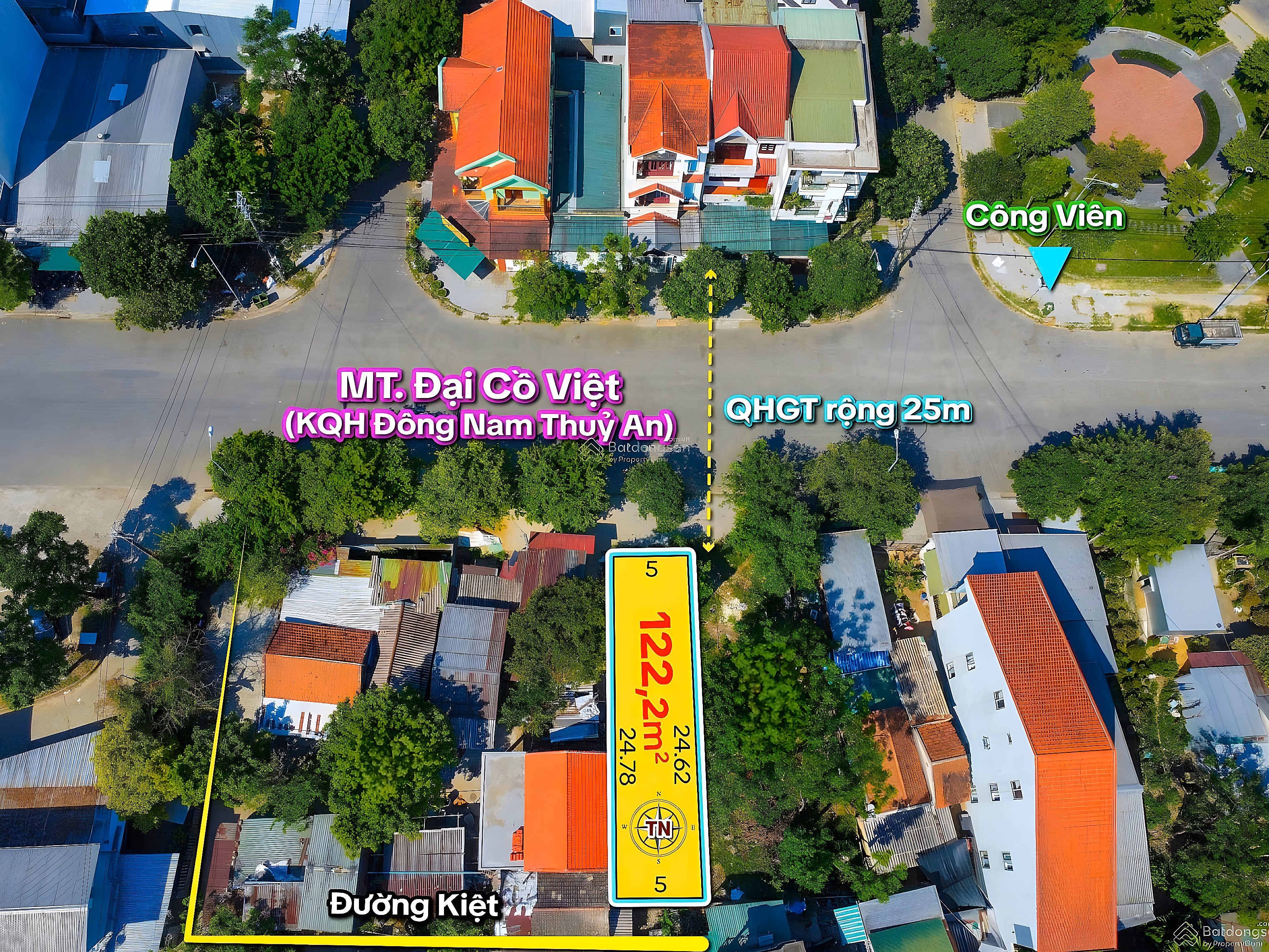 Land for sale on Dai Co Viet street - 600m from Aeon