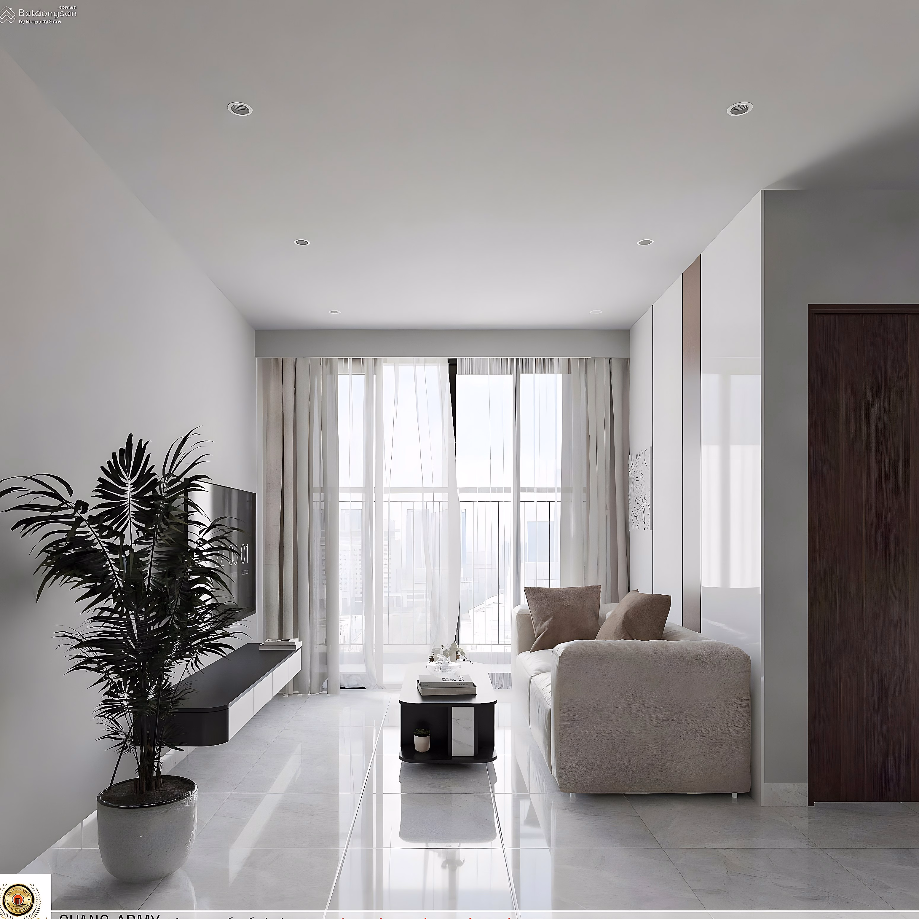 100% new apartment, corner apartment with view of Dragon Bridge, Downtown, DIFF