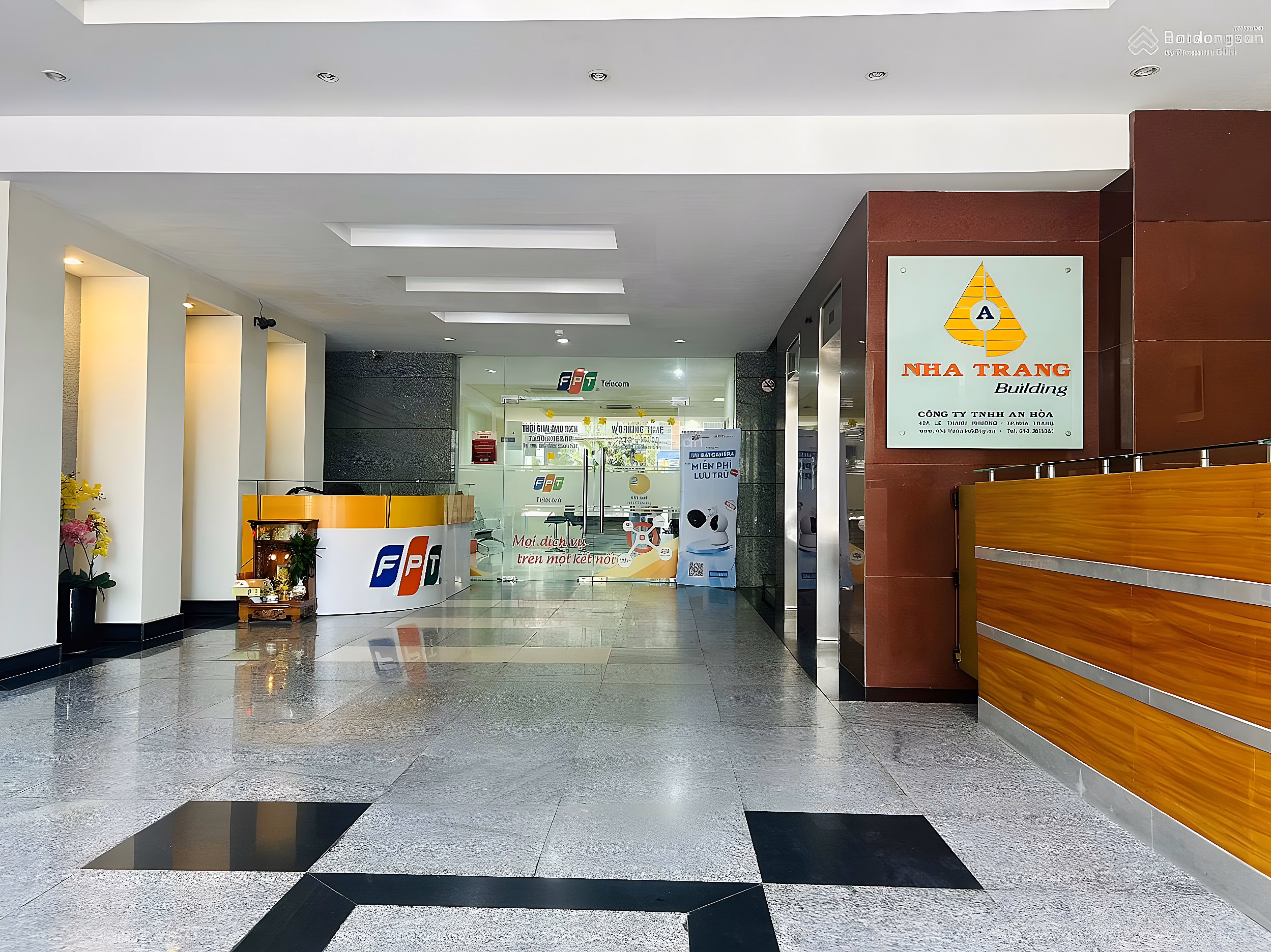 LOCAL FLOOR (GROUND FLOOR) & 2nd FLOOR FOR RENT - OFFICE BUILDING IN NHA TRANG CITY CENTER