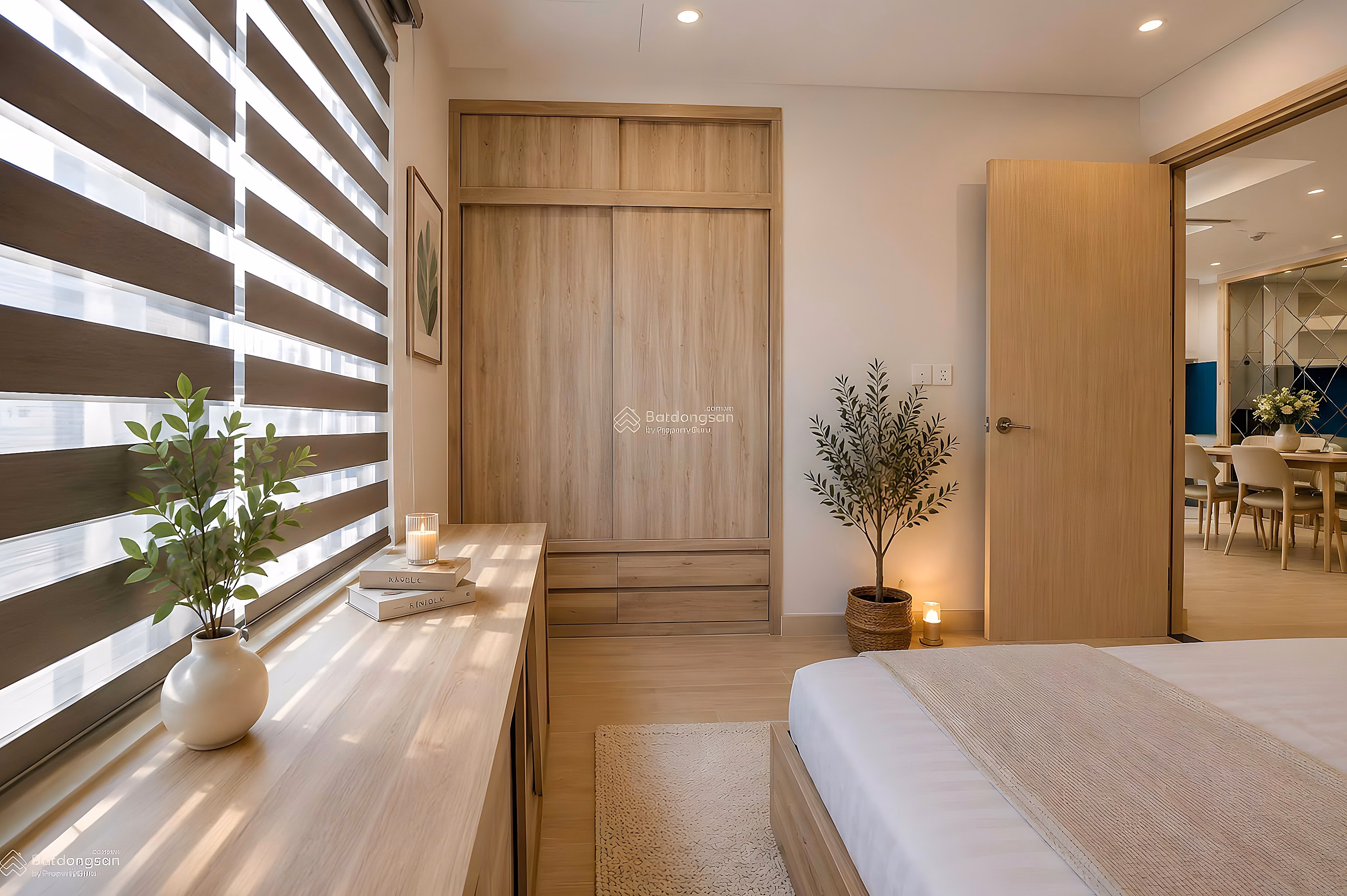 Gold Coast apartment for rent, South tower, 2 bedrooms, 2 bathrooms, 71m², price 26 million/month (Retail booking accepted)