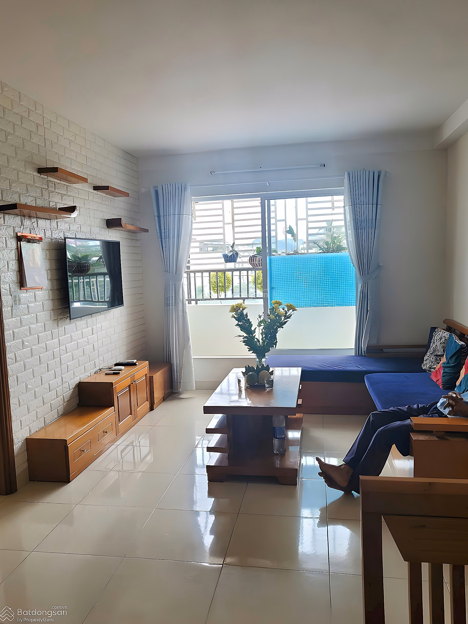65m2 apartment, 2 bedroom design - for young families in the city center. Nha Trang