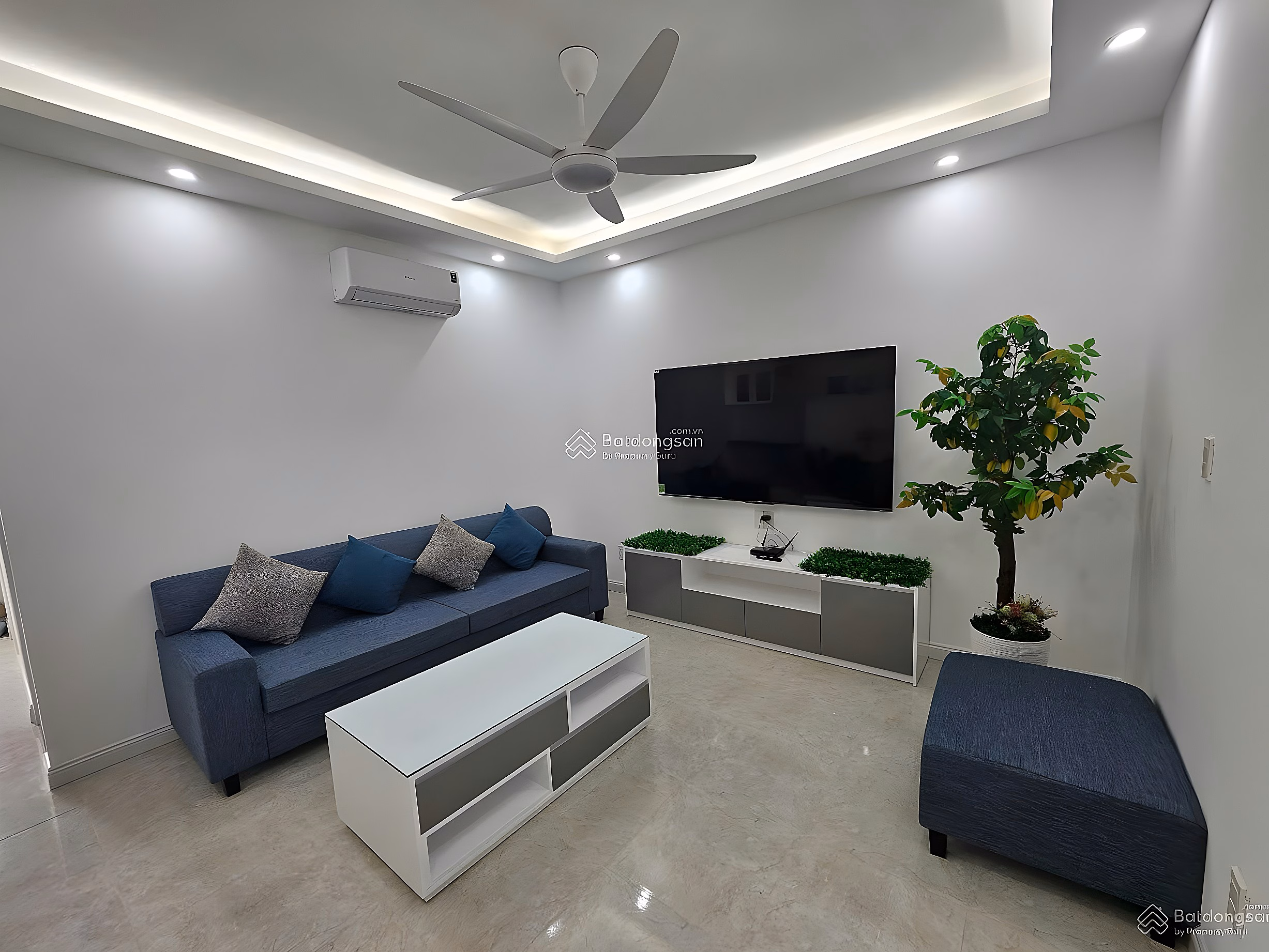 65m2 apartment, 2 bedroom design - for young families in the city center. Nha Trang