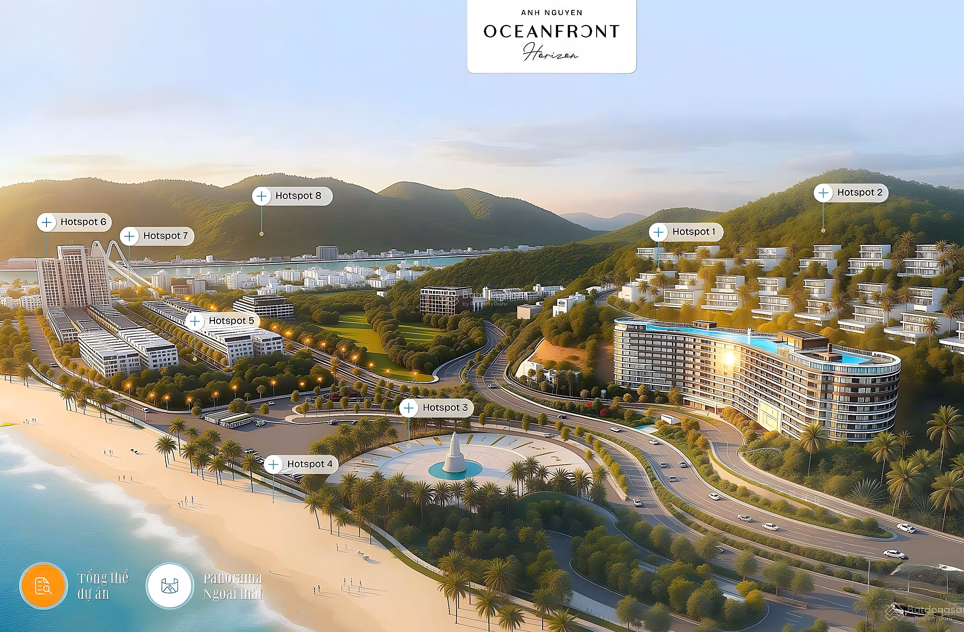 3 diplomatic rates: Anh Nguyen Horizon Nha Trang apartment - only from 2.8 billion - Tran Phu street