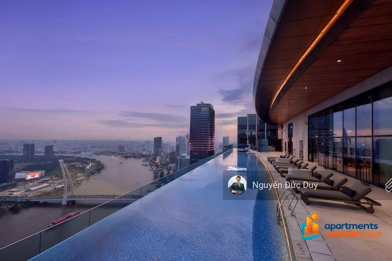 Best price 35 million/month SEA - JW Marriott apartment 1 bedroom - 1 bathroom 50m2. Free management