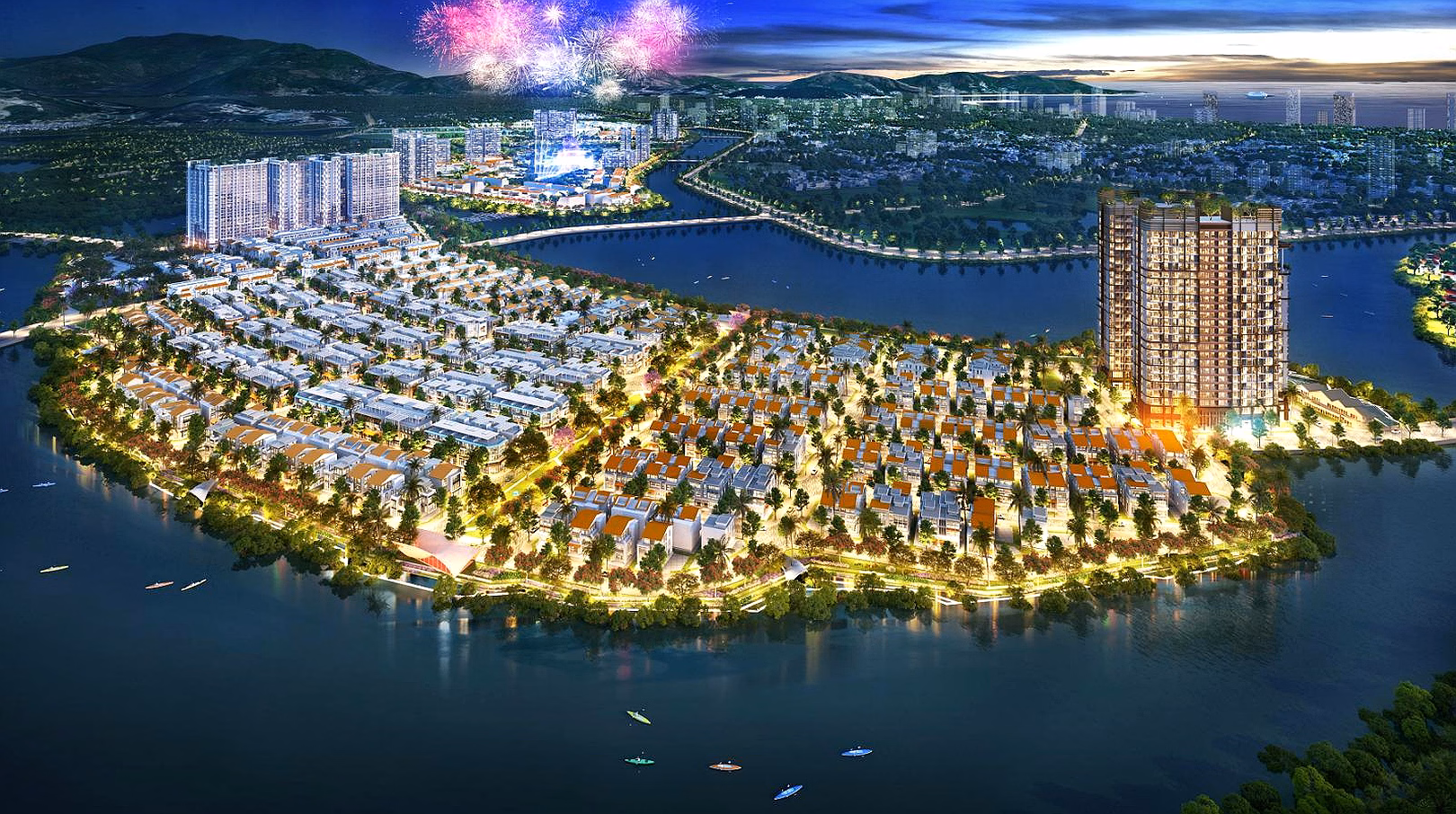 2 BR APARTMENT THE ONSEN 3 (85.3M) VIEW OF FIREWORKS & RIVER OF TRUONG COFFEE EARLY PAYMENT PRICE ONLY 5.6 BILLION!