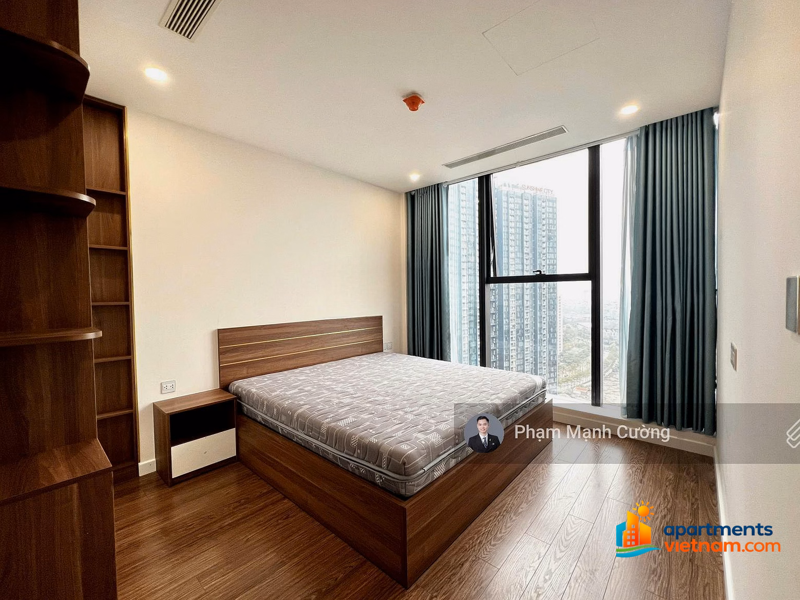 Sunshine City | 2 bedrooms + 1 fully furnished for rent + ready to move in 90m² | 20 million + high floors