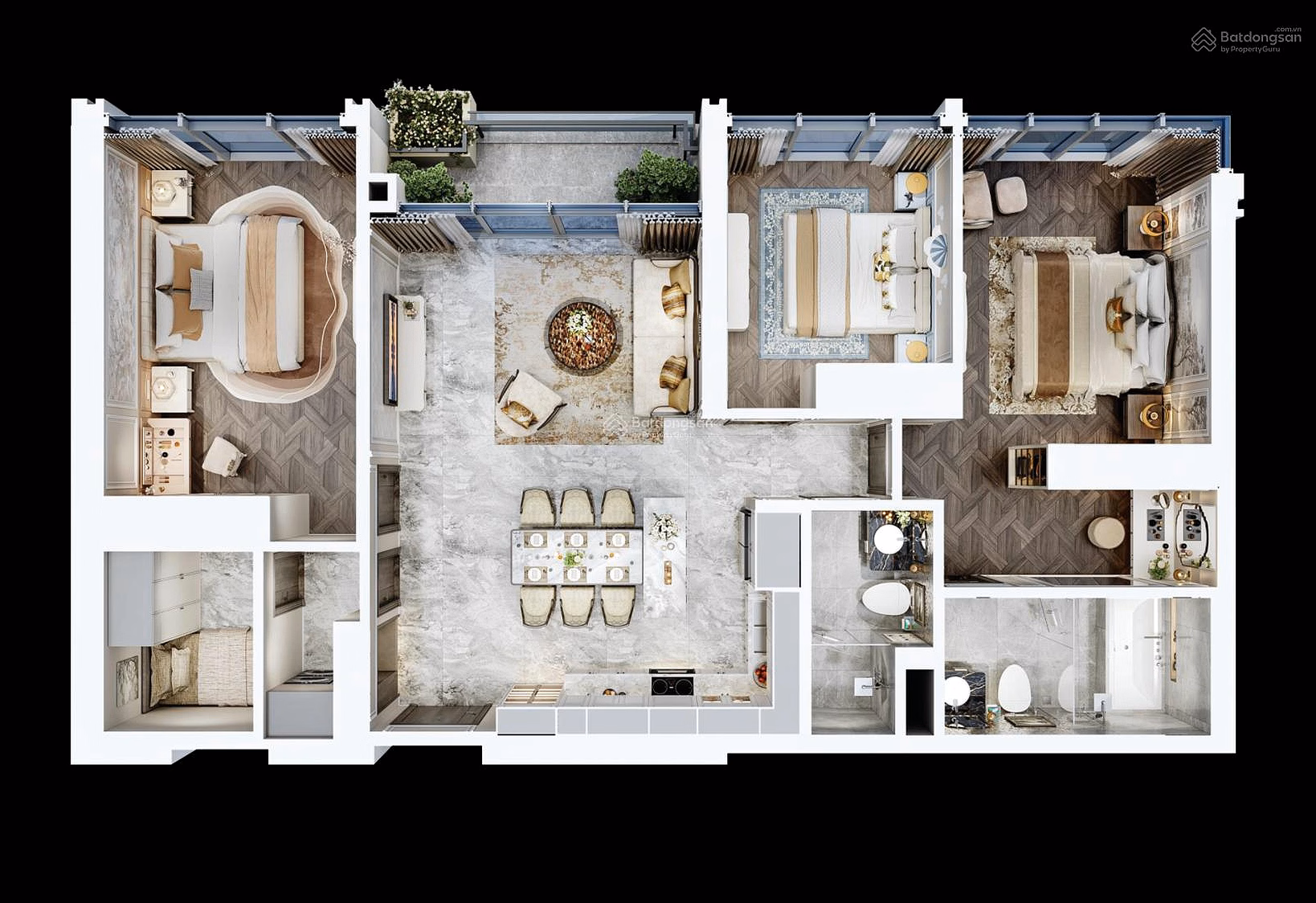 I need to sell a 118m2 apartment on the middle floor of Celestine 3 bedrooms cheaper than the investor's price - Bank loan support