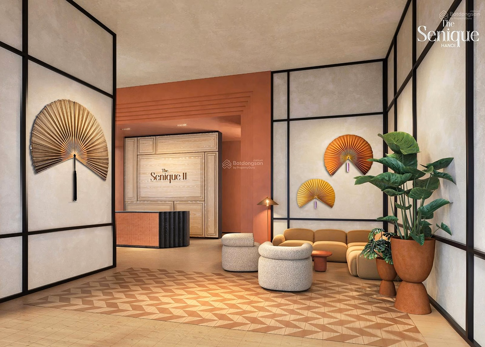 2BR + 2WC Corner Apartment Area 64.3M2 Southeast Balcony Best Price The SENIQUE Hanoi Investor Capitaland