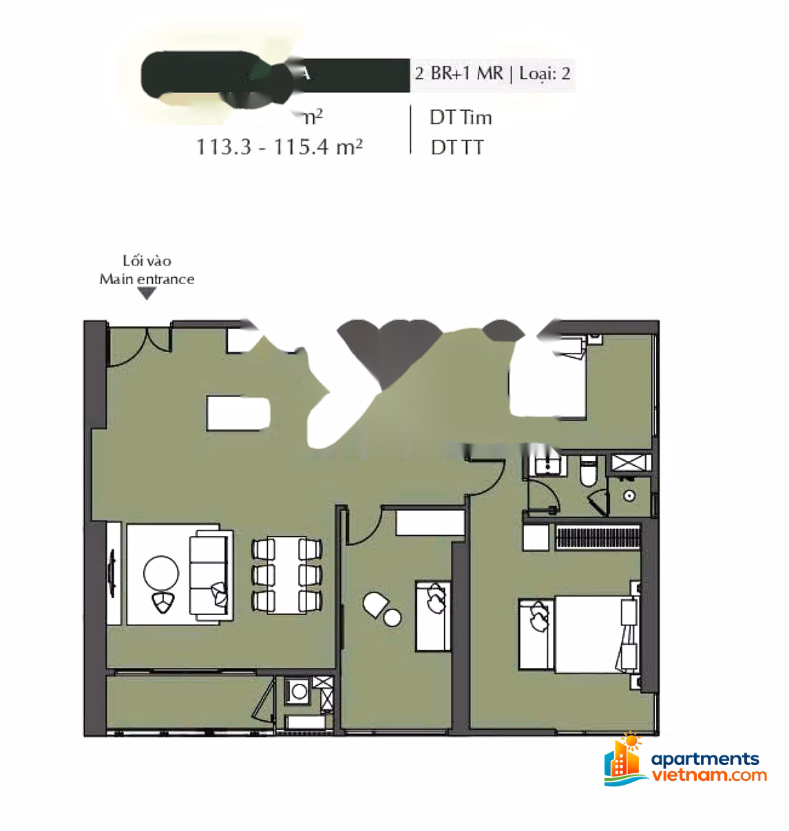 RARE GOODS 3 BR AXLE 08A EXCLUSIVE MIDDLE FLOOR - HOTTEST BUILDING L1 LUMIÈRE HANOI SEASONS GARDEN