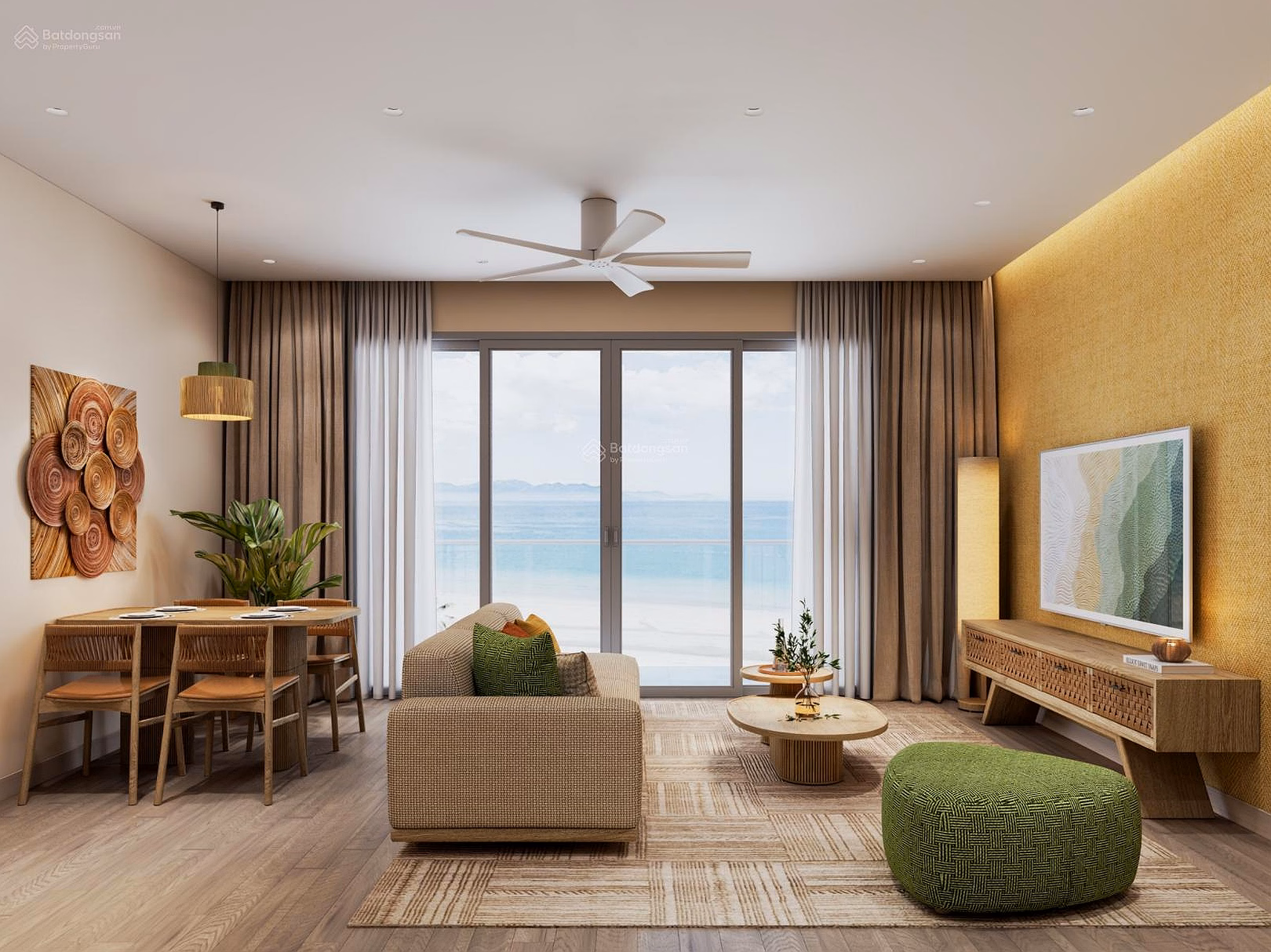 2-bedroom apartment The Onsen 1 - Charmora City | First phase price discounted up to 14%++ | View of fireworks & river