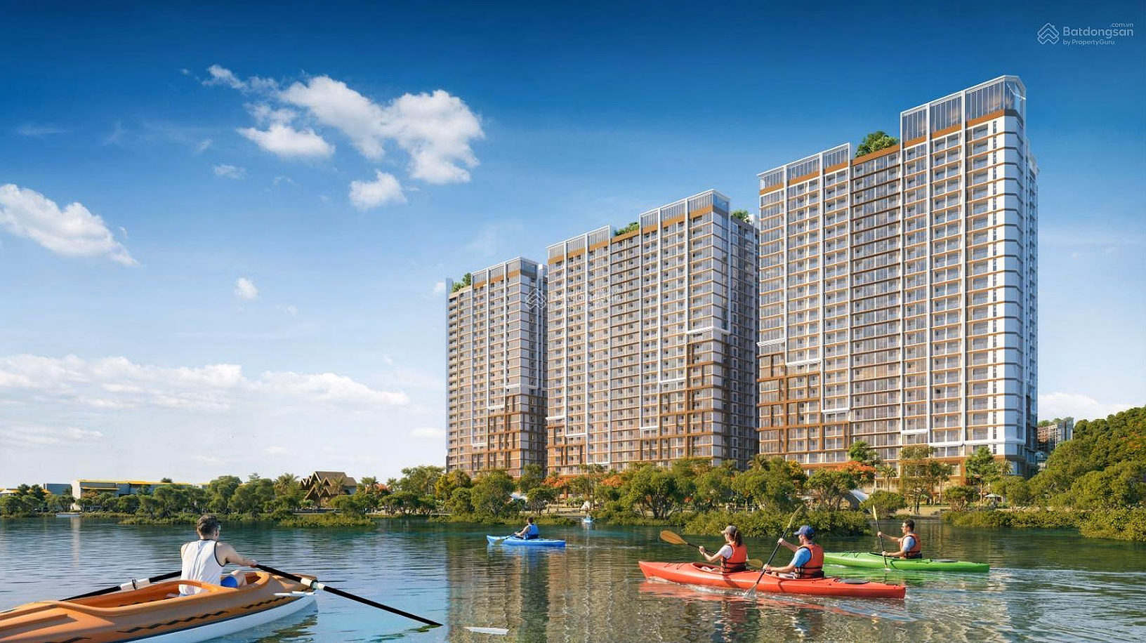 [Discount 1.1 billion] Corner apartment (0212B34) 2 bedrooms The Onsen 2 Building - Charmora City - River View