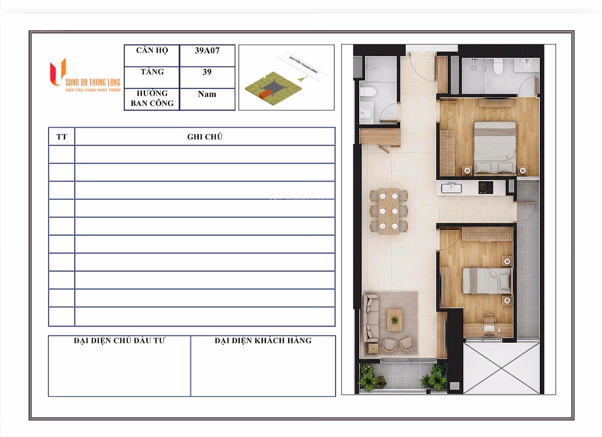 Diplomatic rate for 2-bedroom apartment Usilk 104 - Ha Dong Ward***