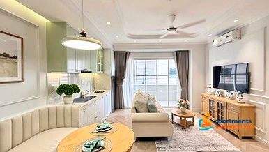 3 bedrooms, 20th floor Vinhomes Dcapitale apartment for rent