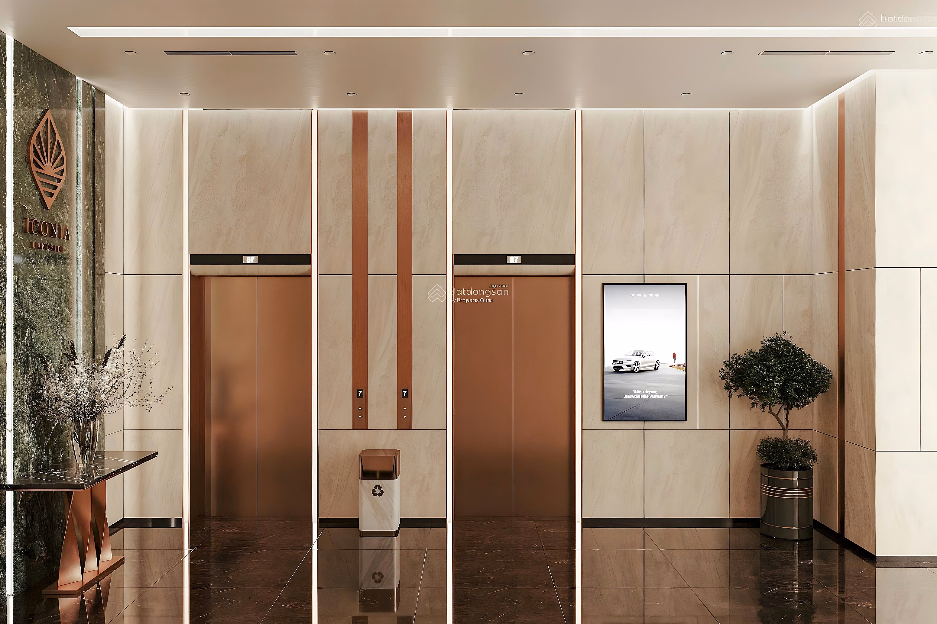 4-bedroom apartment on the middle floor facing SE at Iconia Lakeside, 130m2, super rare
