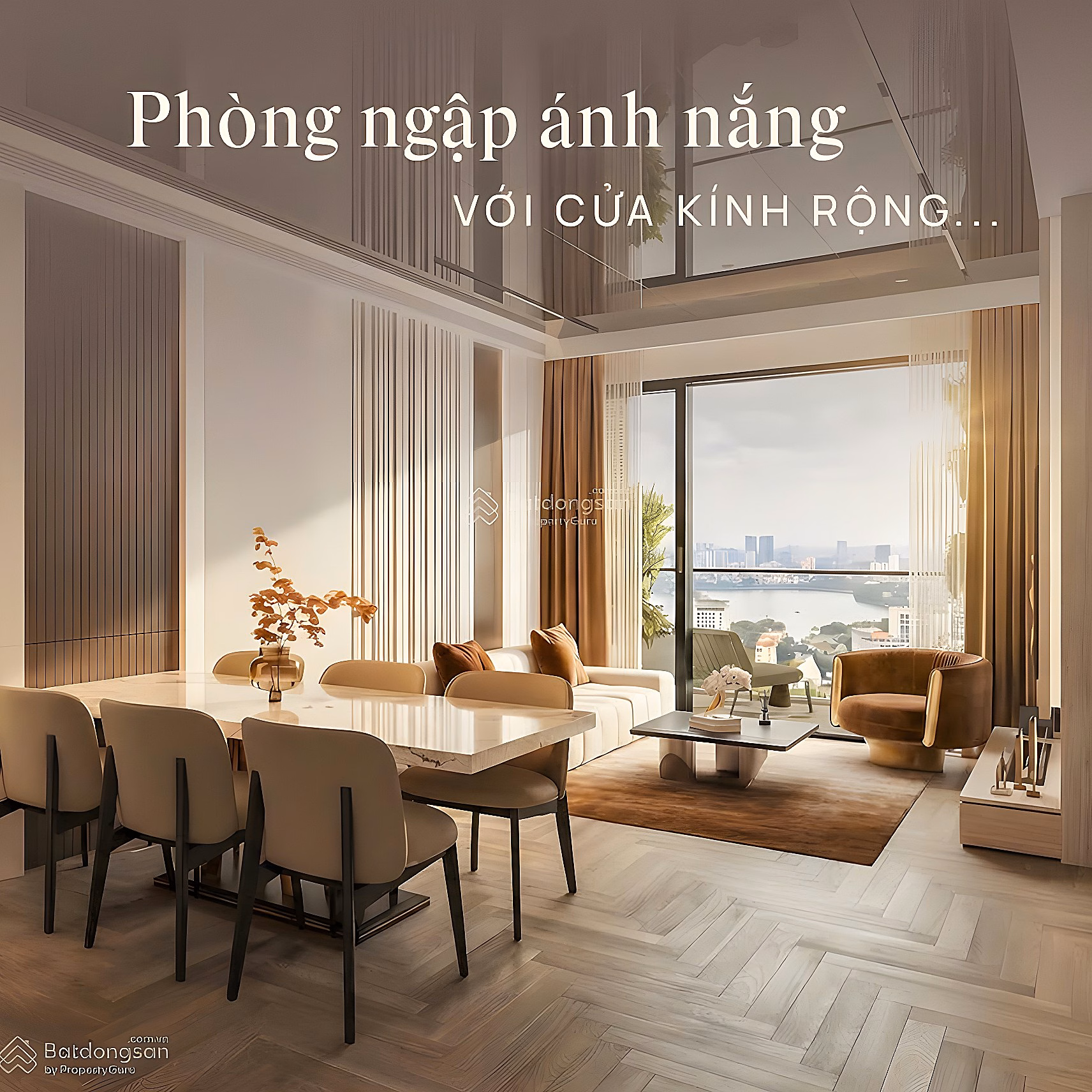 4-bedroom apartment on the middle floor facing SE at Iconia Lakeside, 130m2, super rare