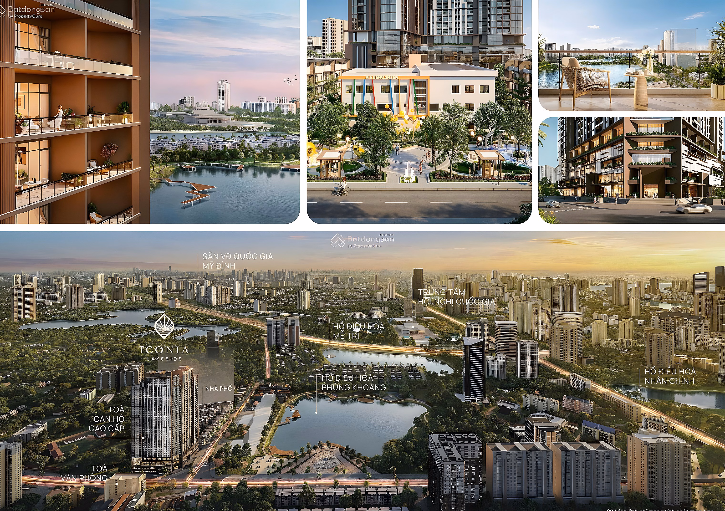 4-bedroom apartment on the middle floor facing SE at Iconia Lakeside, 130m2, super rare
