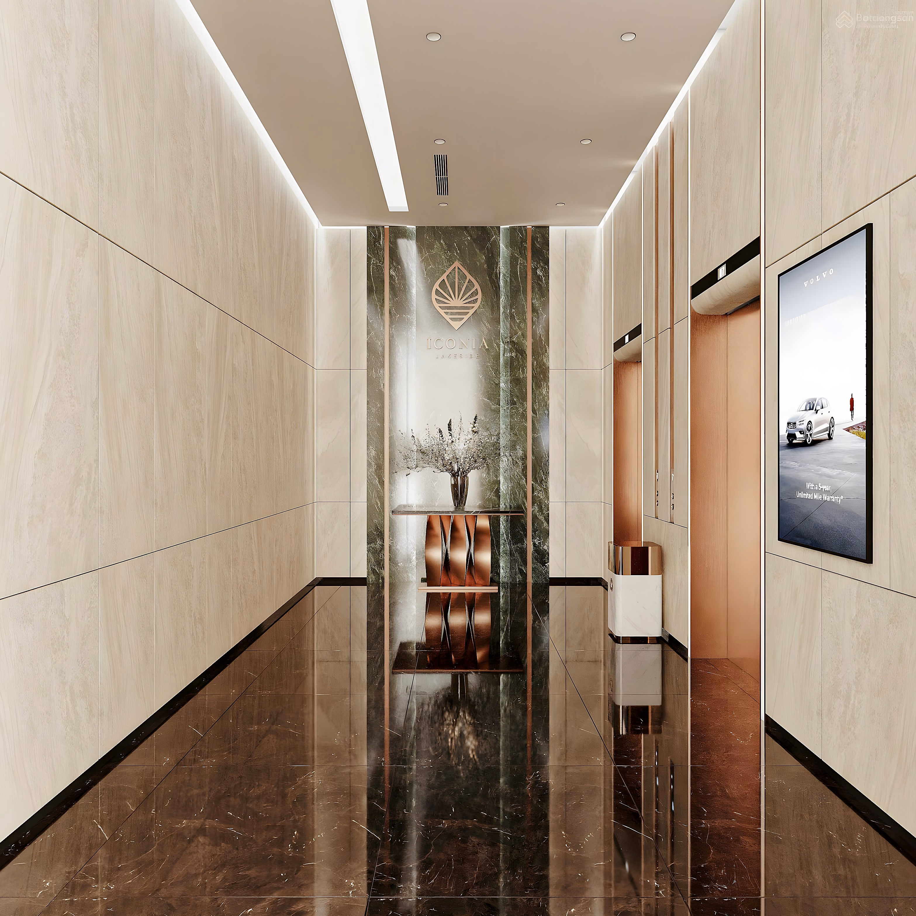 4-bedroom apartment on the middle floor facing SE at Iconia Lakeside, 130m2, super rare