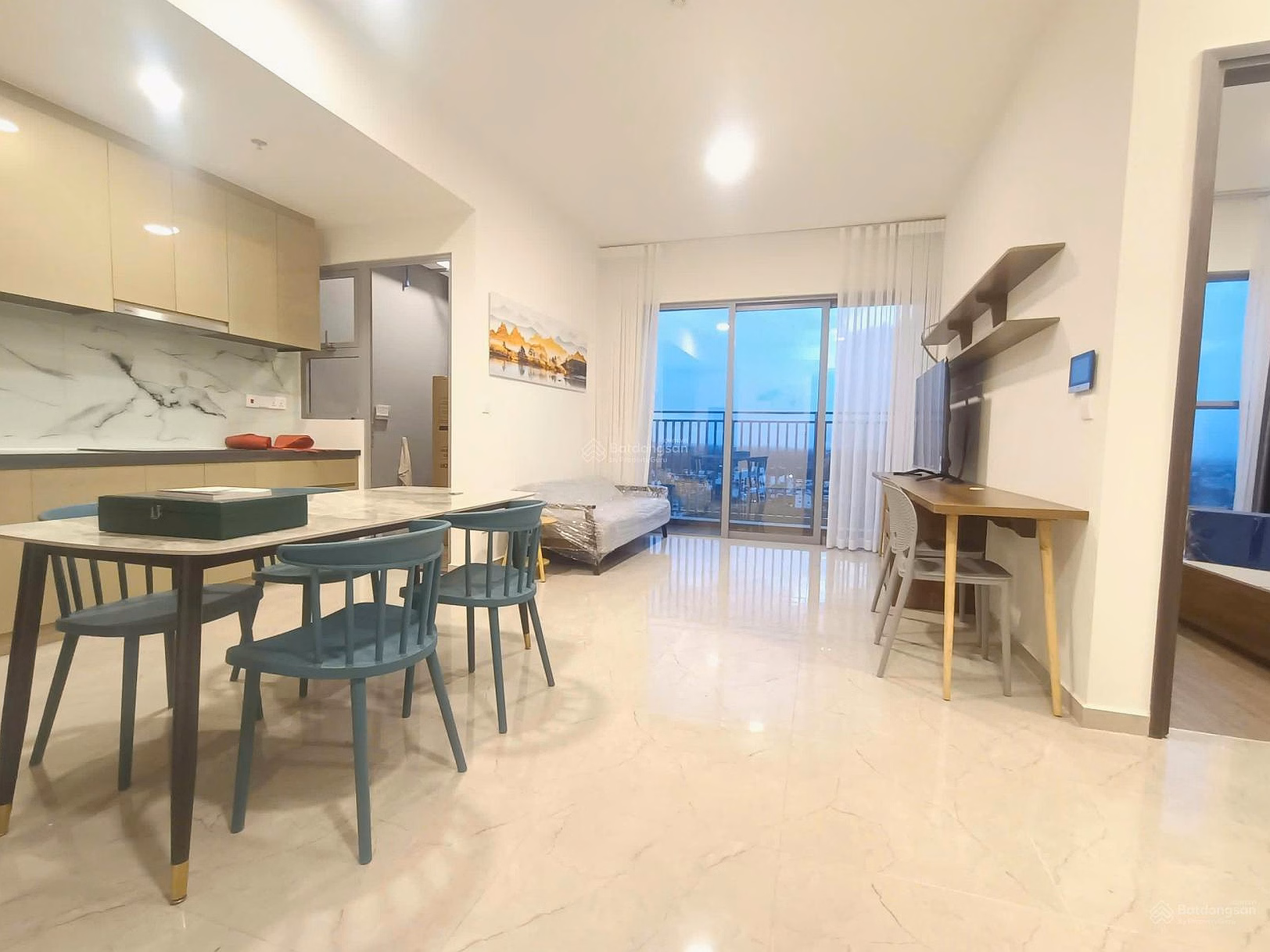 Apartment 2 bedrooms, 2 bathrooms, area 80m2, fully furnished for rent: CELESTA RISE, Nguyen Huu Tho street, high standard