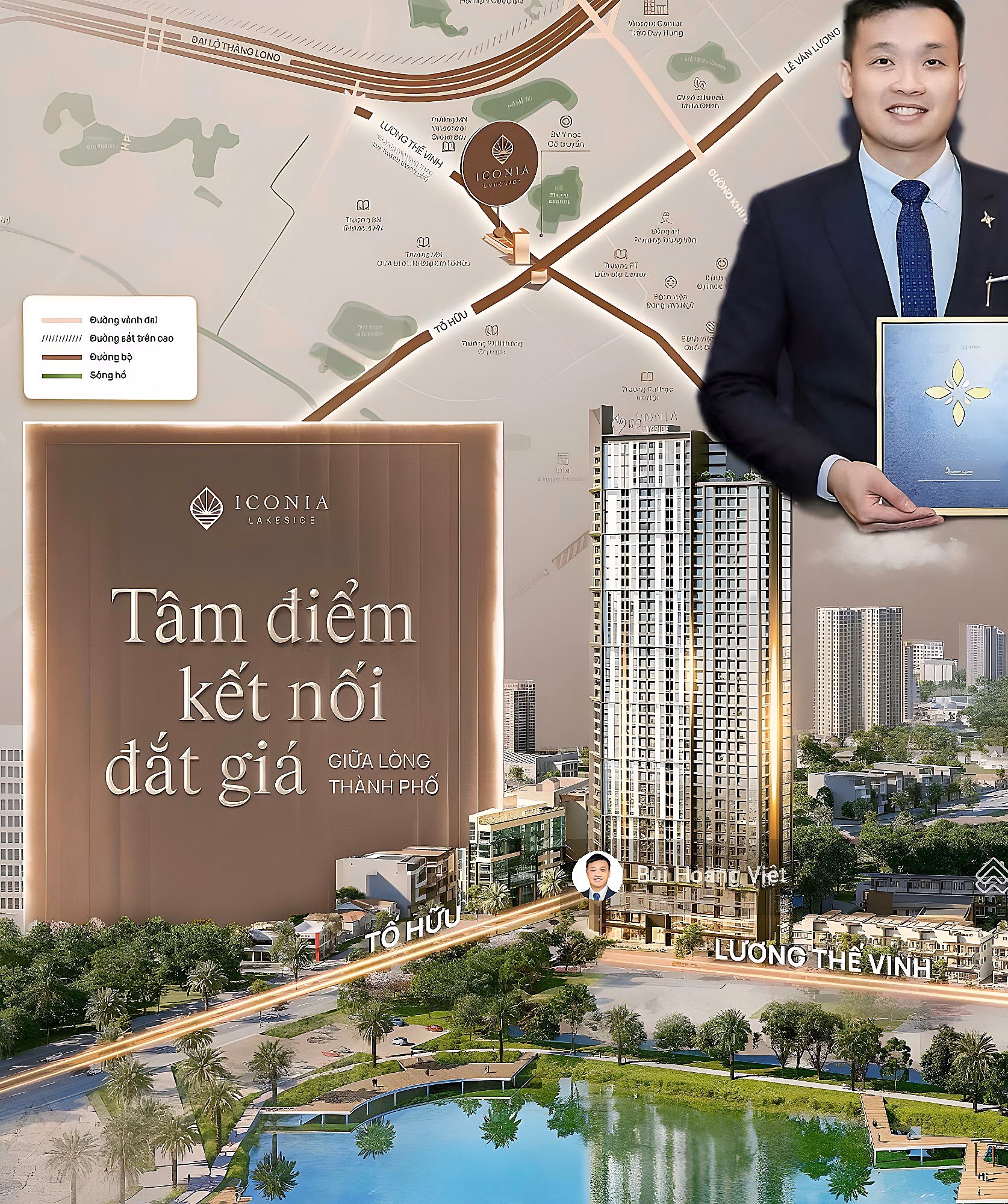 Mipec To Huu, floors 19 and 21, super nice 3 and 4 bedroom apartments with lake view, discount 22% in June***