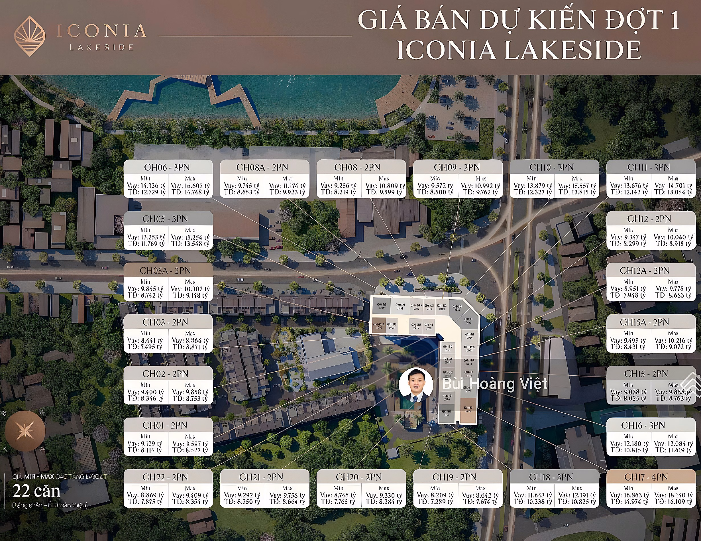 Mipec To Huu, floors 19 and 21, super nice 3 and 4 bedroom apartments with lake view, discount 22% in June***