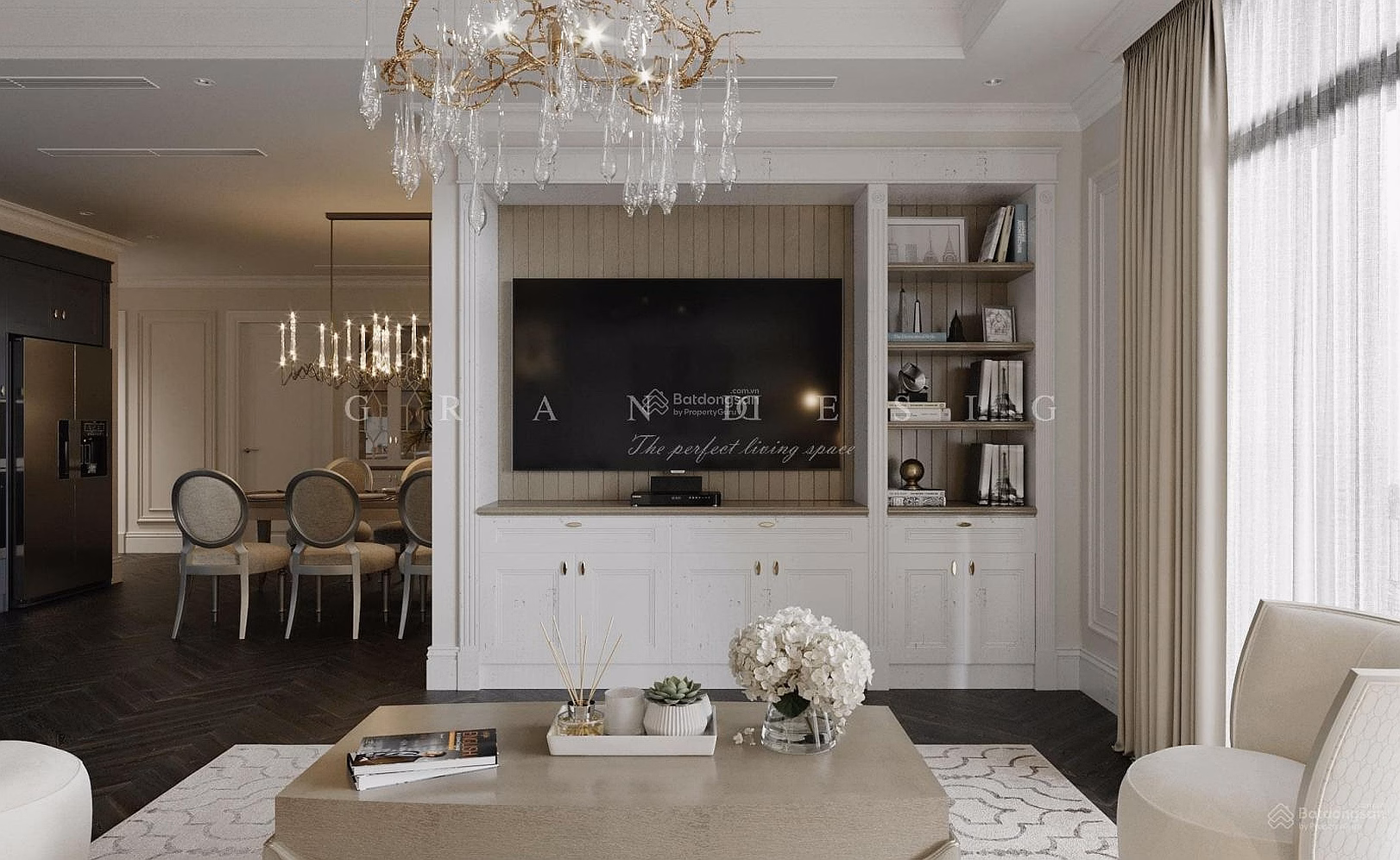 Sun Grand City apartment for rent, 69B Thuy Khue, Tay Ho, 120m2, 3 bedrooms, fully furnished, ready to move in
