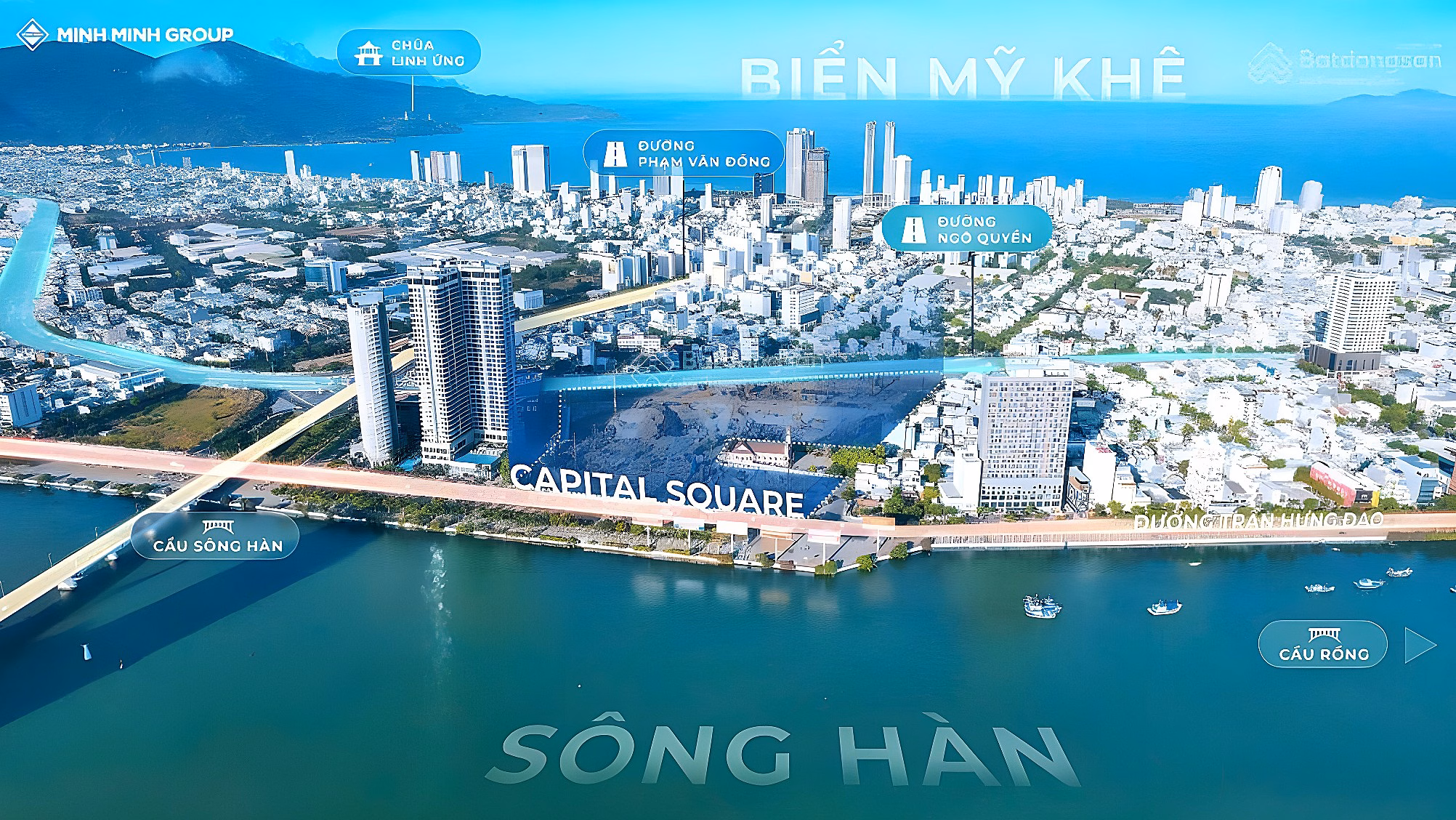 Only 1-bedroom apartment with original price from 3.69 billion VND, Han River + Sea view, long-term ownership, VIP furniture gift