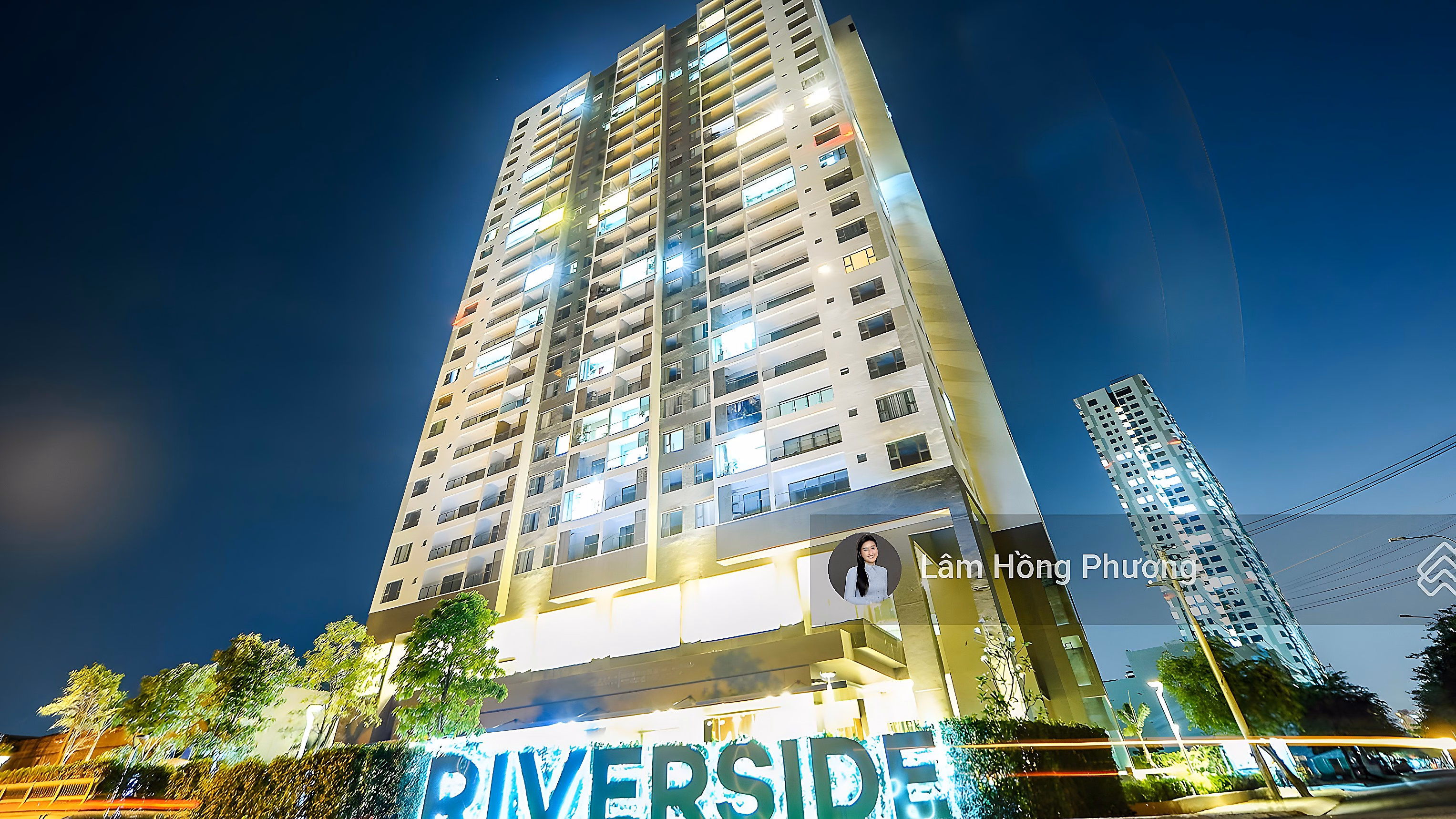 3 bedroom apartment for rent in An Gia Riverside, District 7, price 12 million/month, with 4 air conditioners, curtains, water heater available