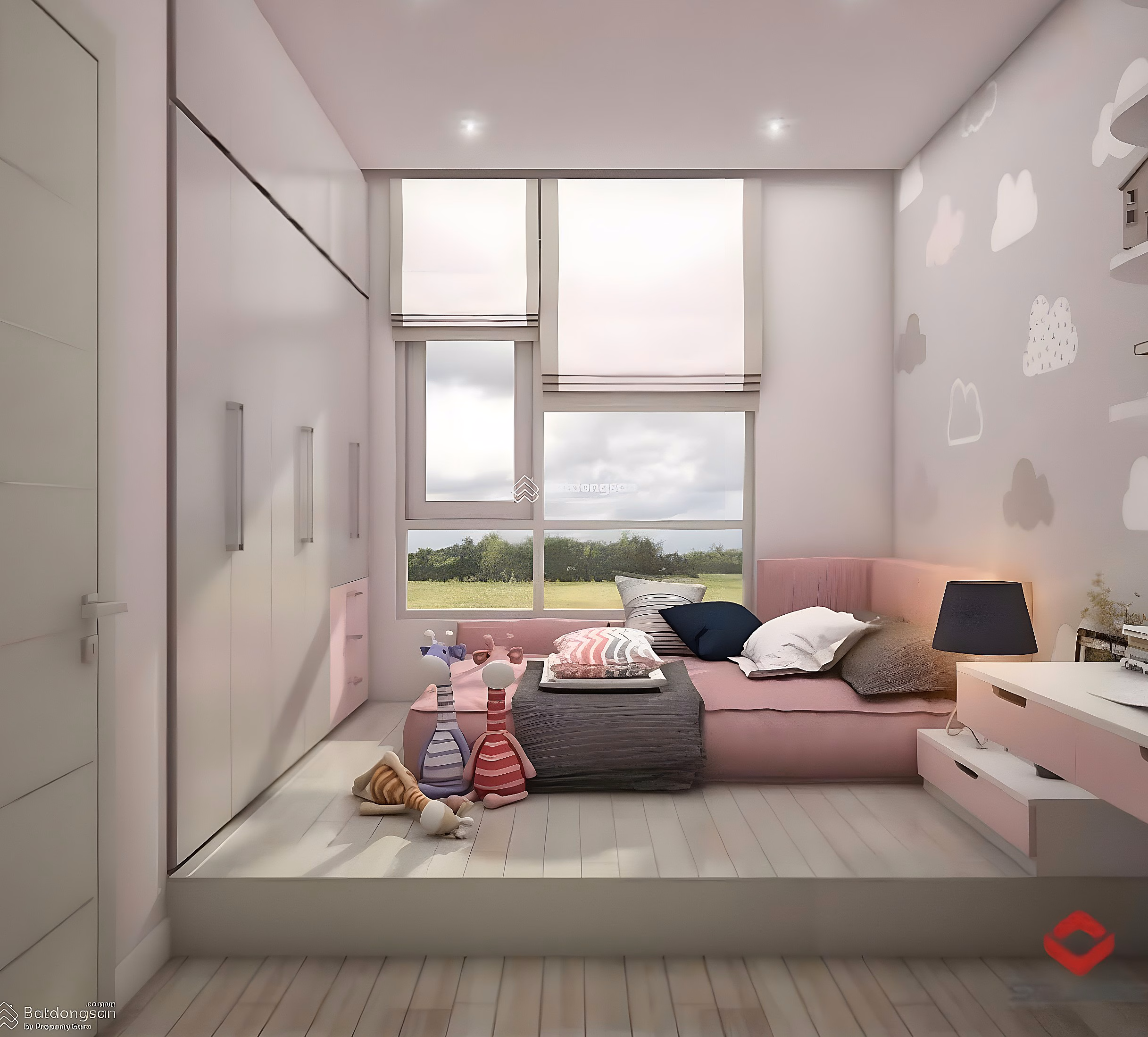 Sunrise Riverside 3 bedrooms, 2 bathrooms, full NT for rent, high-class. Price 20 million***