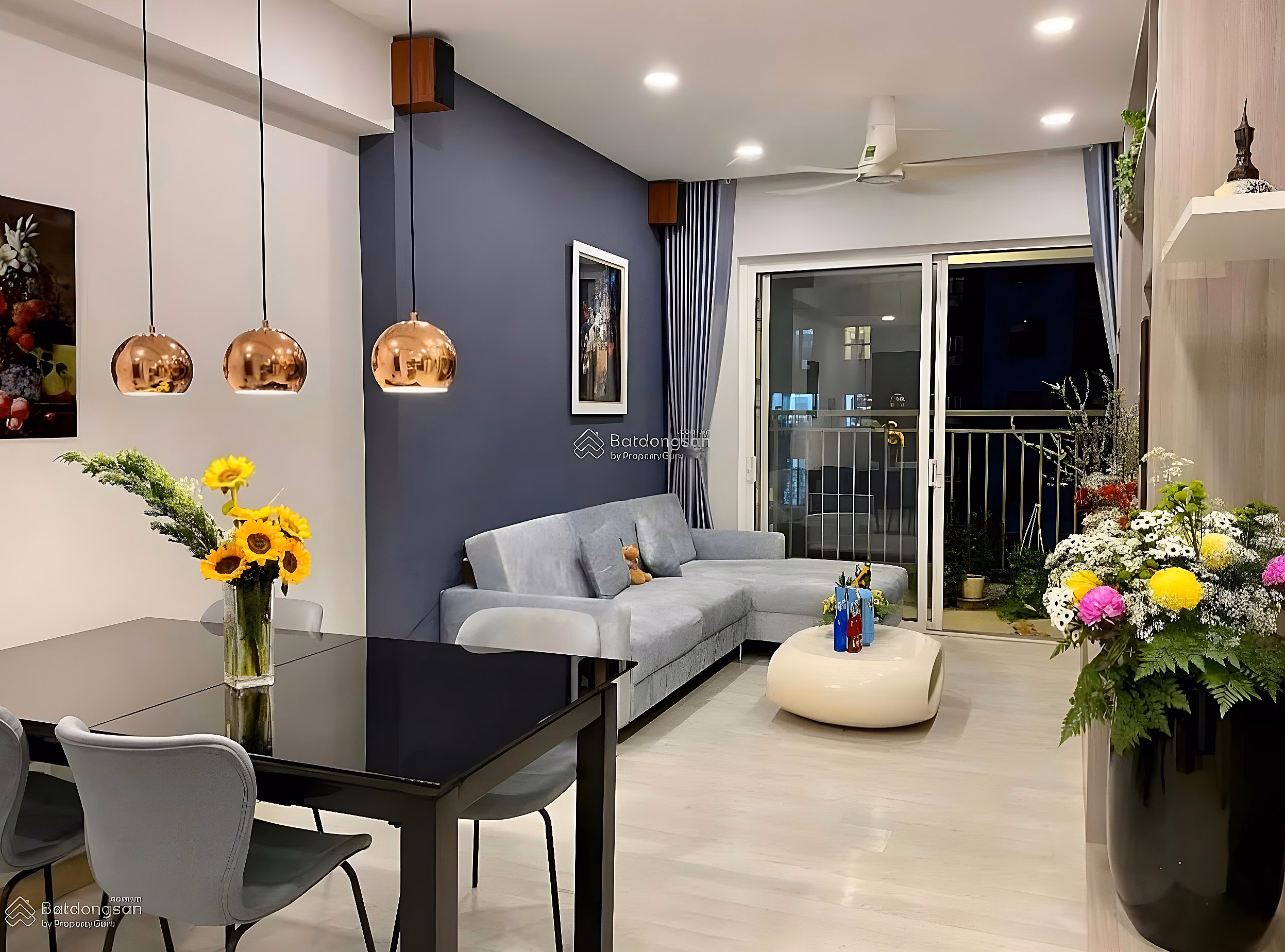 Sunrise Riverside 3 bedrooms, 2 bathrooms, full NT for rent, high-class. Price 20 million***