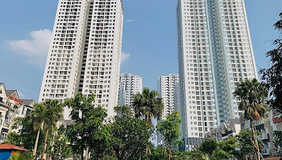 Twin tower apartment for sale, 30T2 Nguyen Chanh, 55m2, 4.1 billion, 2 bedrooms, 1 living room, red book, full beautiful furniture