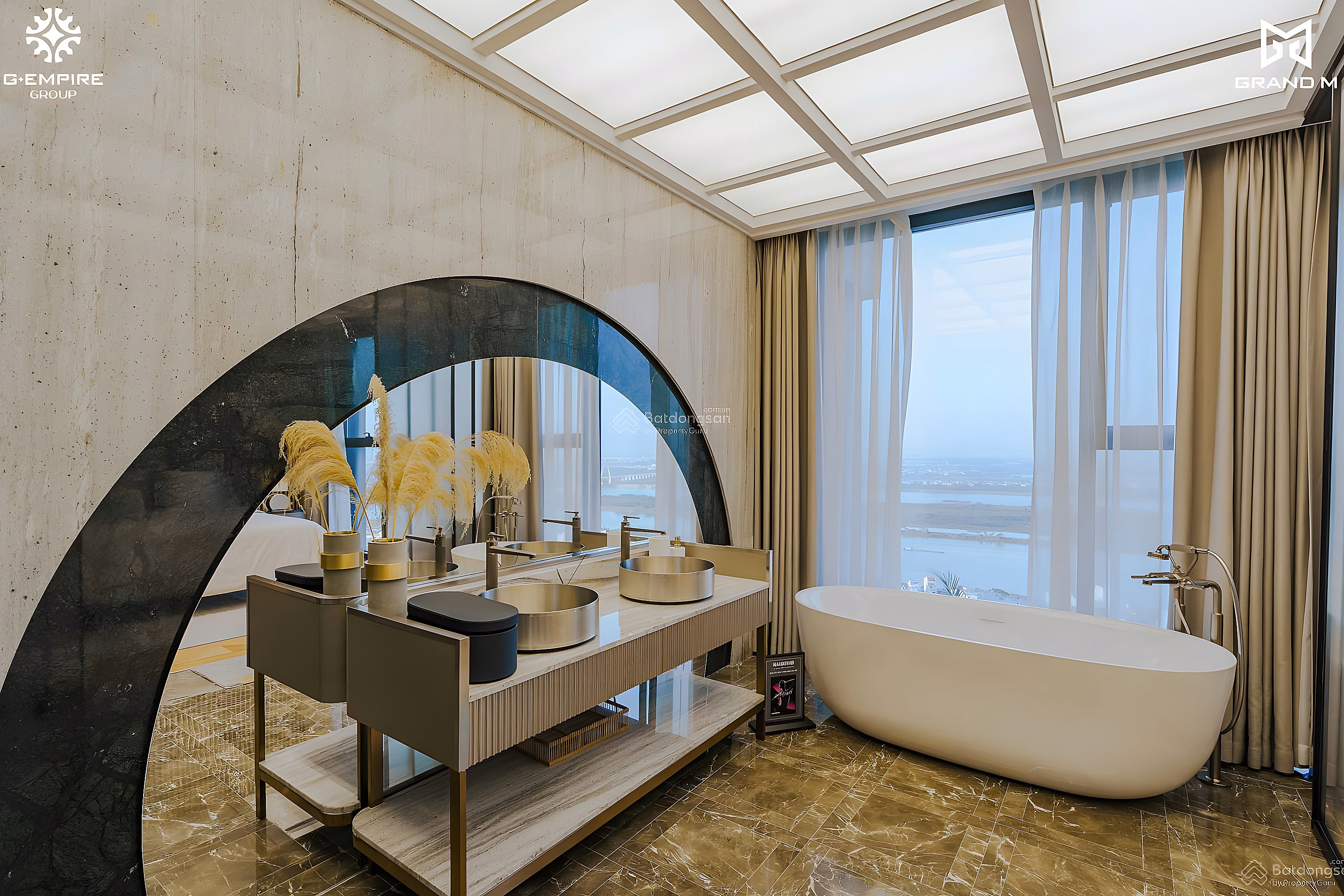 Duplex apartment with Red River view open for sale with huge discounts, chance to win a Porsche, contact Khanh 0818 111 ***