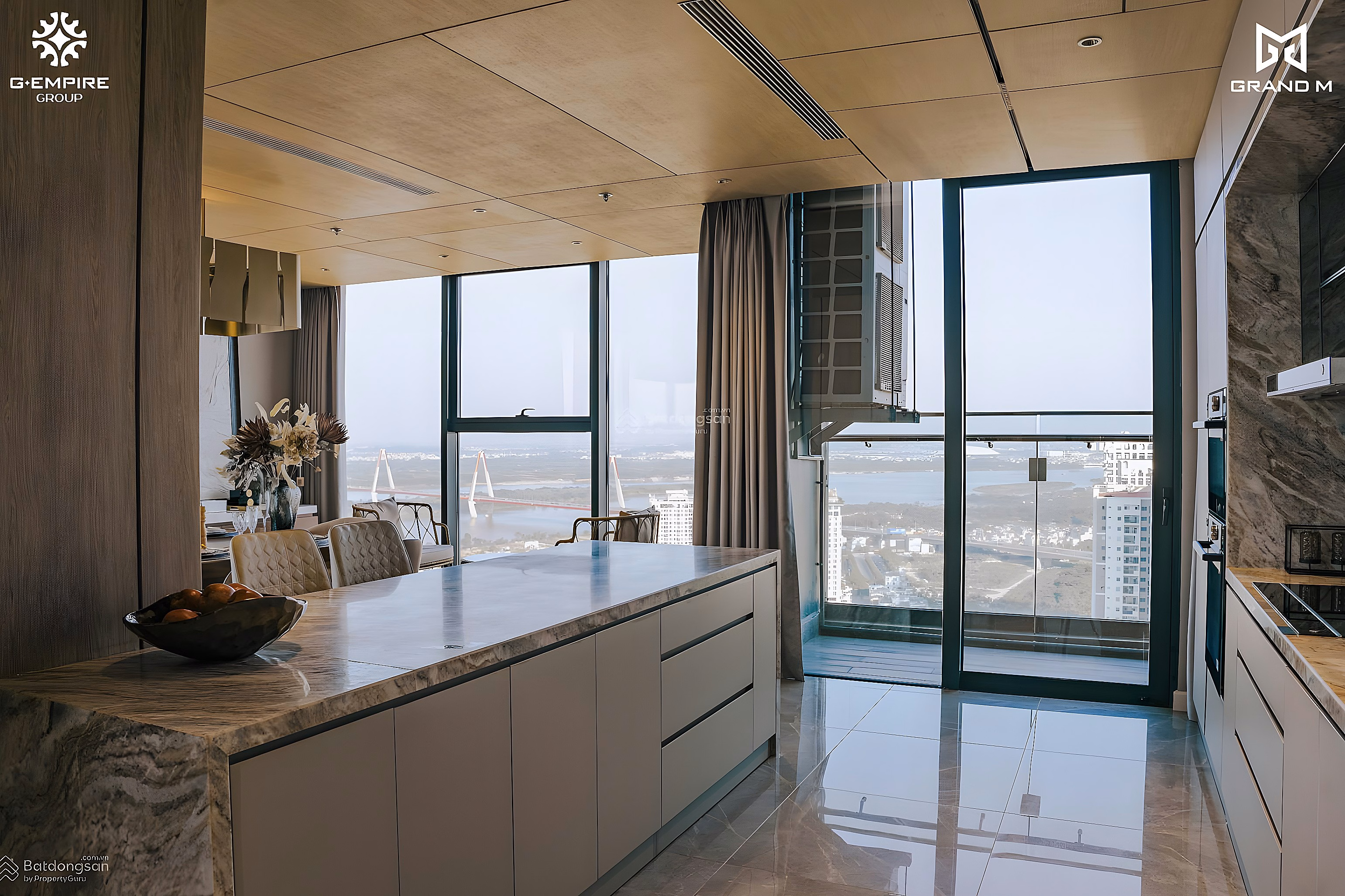 Duplex apartment with Red River view open for sale with huge discounts, chance to win a Porsche, contact Khanh 0818 111 ***