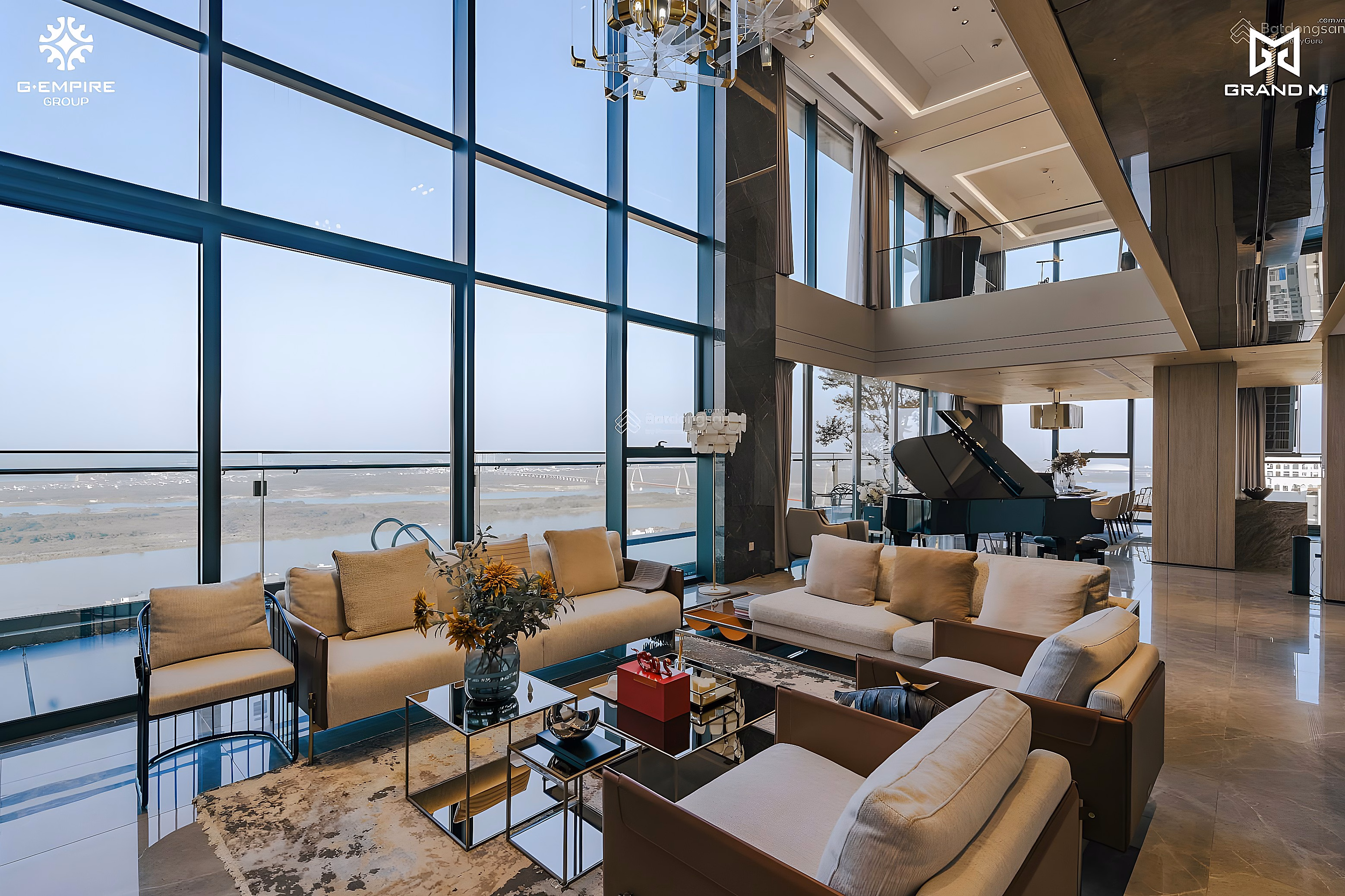 Duplex apartment with Red River view open for sale with huge discounts, chance to win a Porsche, contact Khanh 0818 111 ***