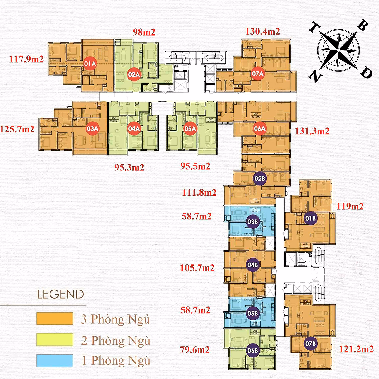 I sell an apartment on the 22nd floor of Chelsea Residences - 60m², 1 bedroom. Red book owner