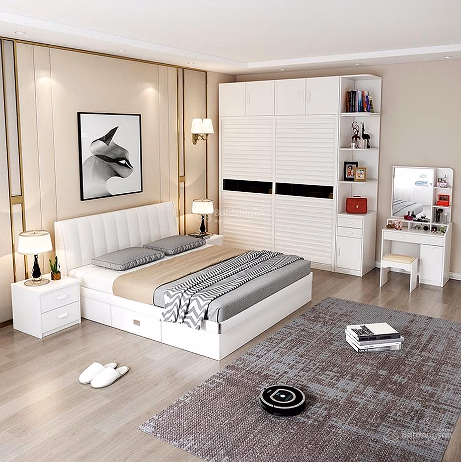 The family is moving so they need to sell the apartment quickly in the Roman Plaza To Huu apartment building. 78m, 2 bedrooms. Price 6.5ty