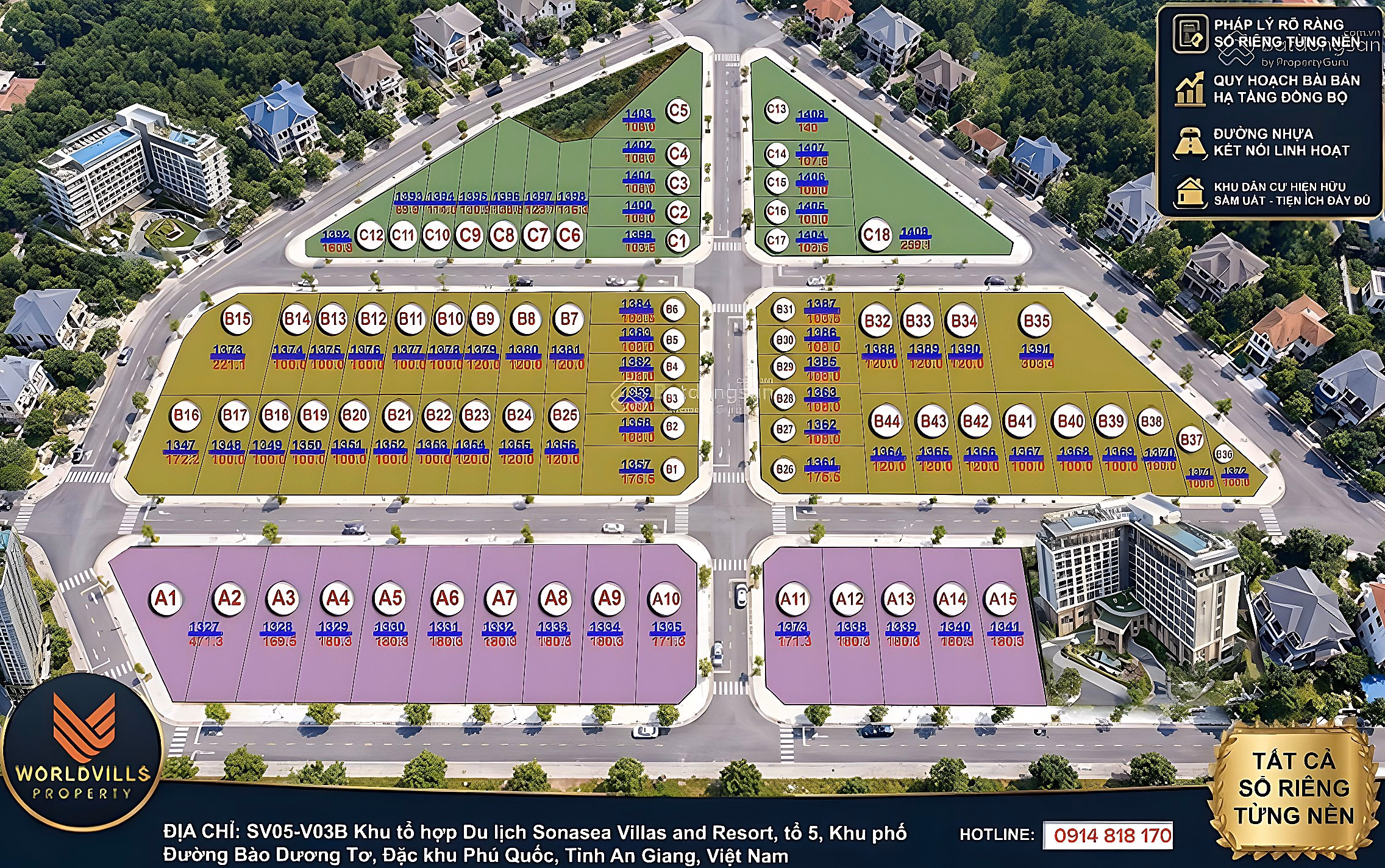 Wholesale transfer of land fund of 6.5 square meters frontage on 3/2 Ben Tram street, Phu Quoc