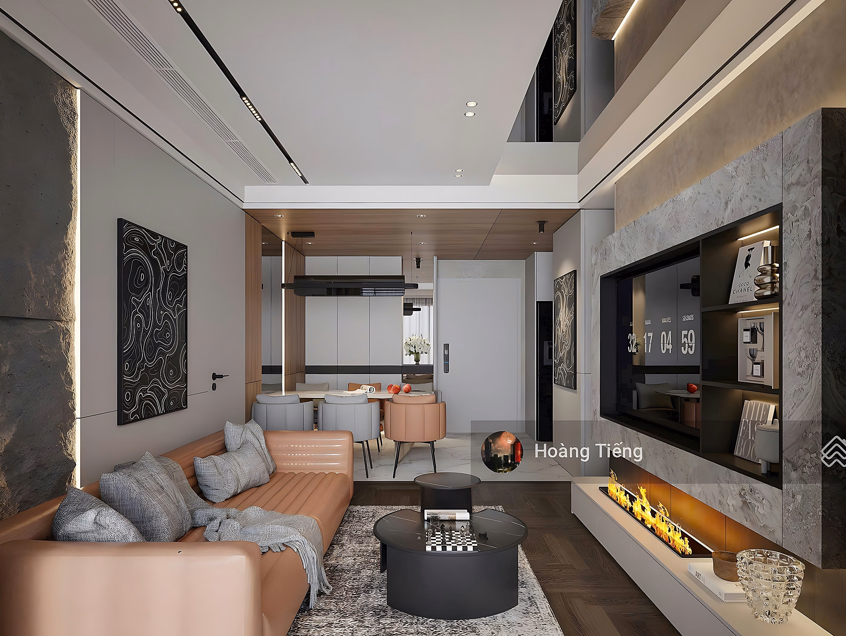 Apartment for rent urgently at Kingdom 101, District 10, area: 78m², 2 bedrooms, price: 17 million/month. Contact: 0773 694 ***