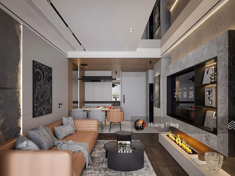 Apartment for rent urgently at Kingdom 101, District 10, area: 78m², 2 bedrooms, price: 17 million/month. Contact: 0773 694 ***
