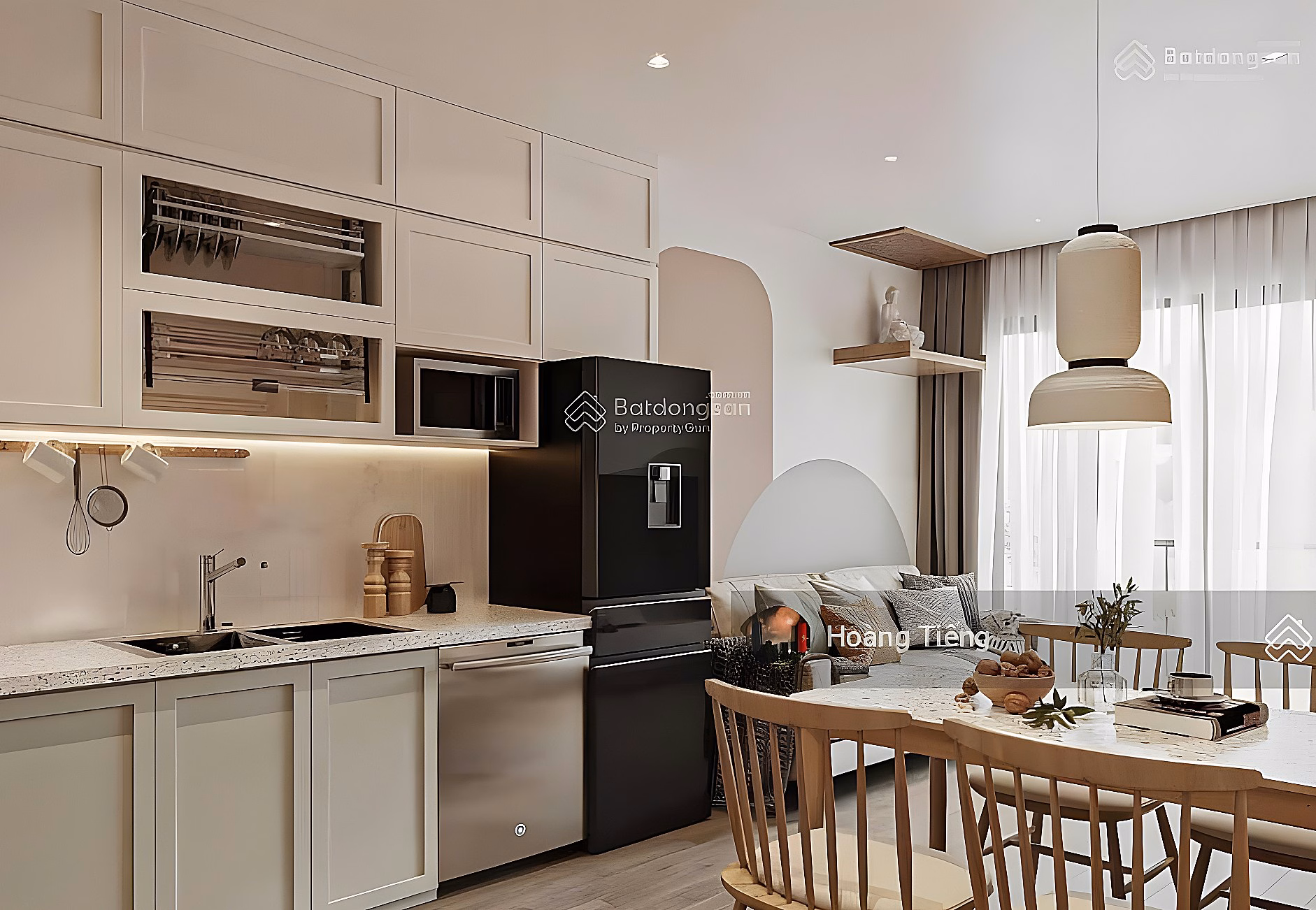 CC Kingdom 101 - District 10 for rent, area: 55m2, 1 bedroom, 1 bathroom, price: 15 million, new, beautiful house***