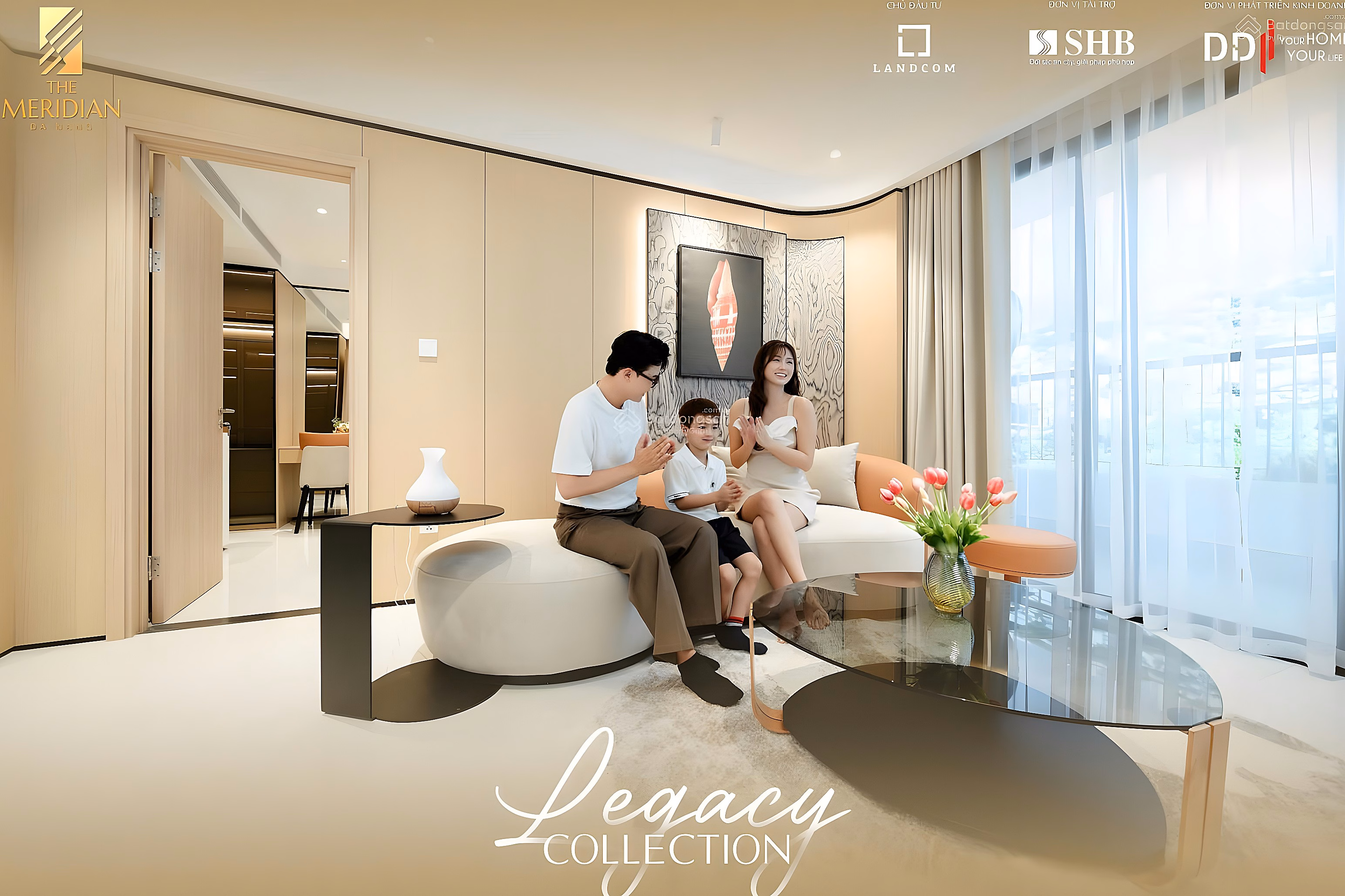 Corner apartment M1.22.06 floor 22-The Meridian Da Nang-direct view of Dowtown-international fireworks-Han river-sea
